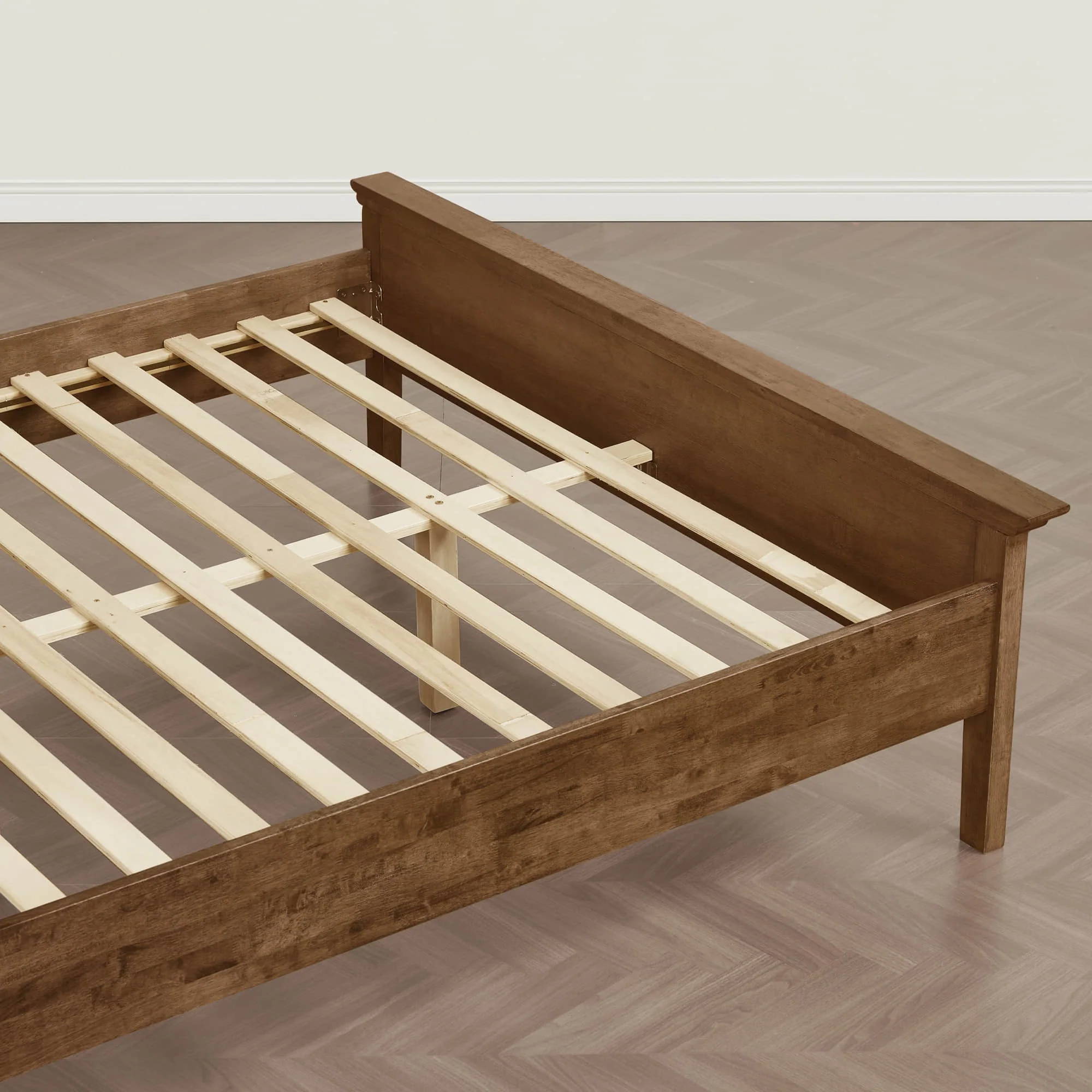 Ezra Mid-Century Boucle Platform Bed - Image 24