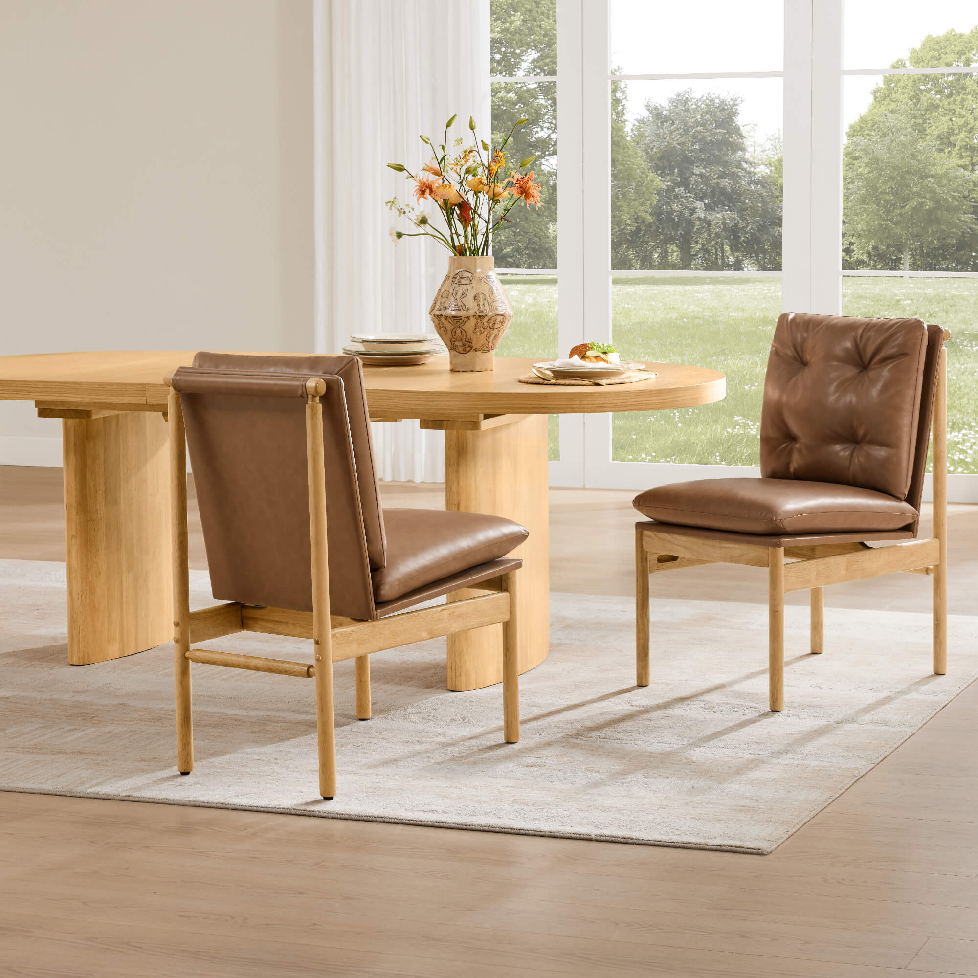 Flynn Mid-Century Tufted Plush Dining Chair (Set of 2) - Image 24