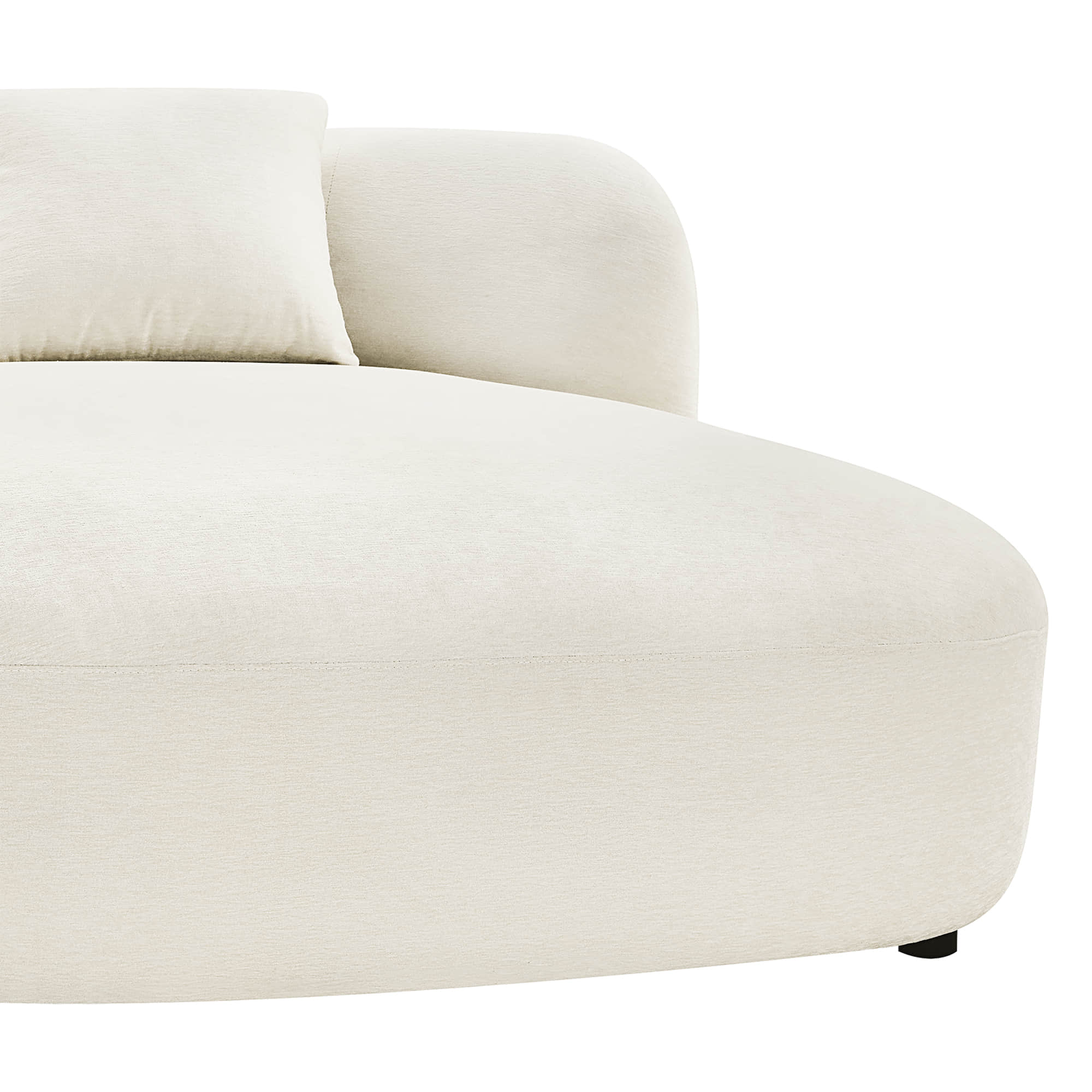 Gabriel Modern Curved Chaise Lounge Accent Chair - Image 15