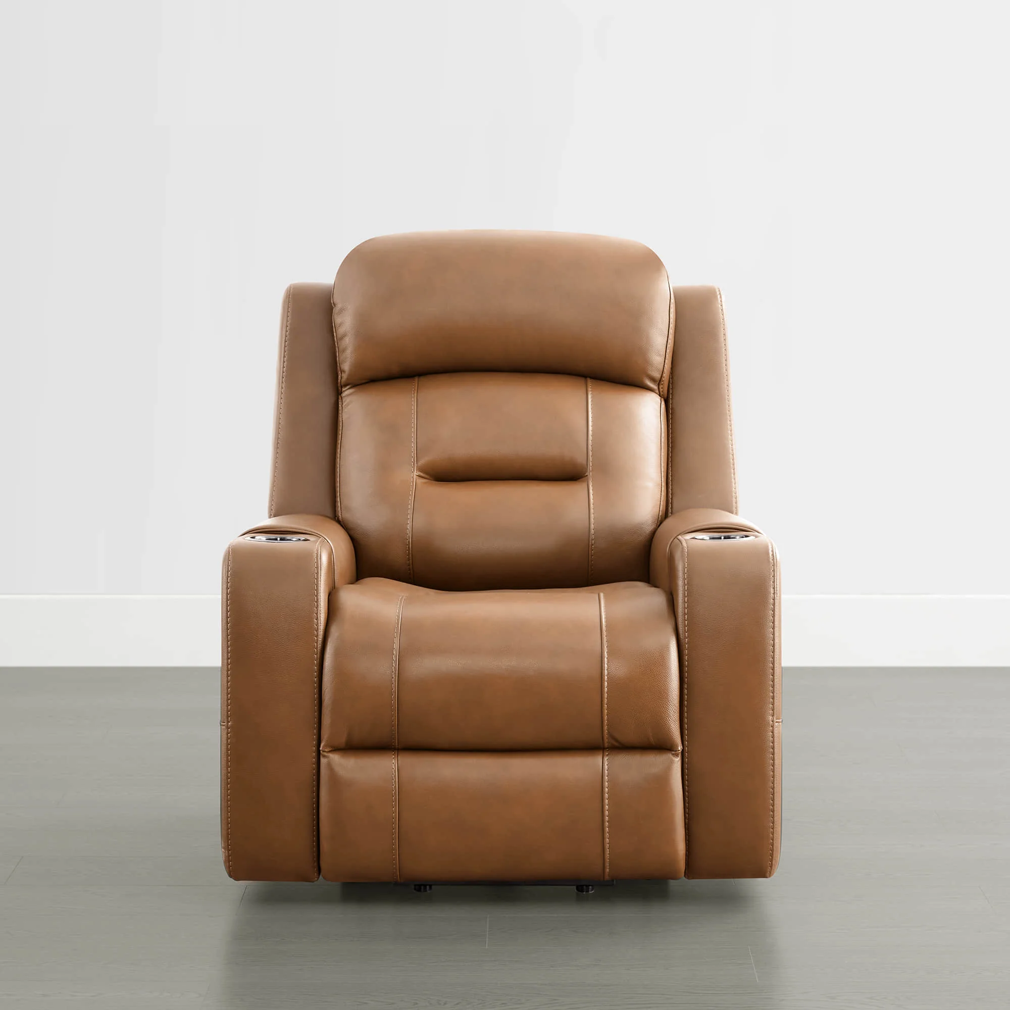 Garrison Genuine Leather Power Massage & Heat Recliner Lift Chair - Image 15