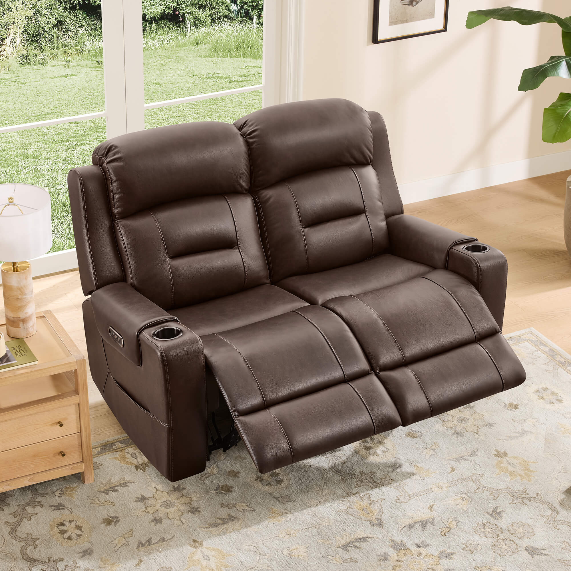 Garrison Handcraft Dual Motor Reclining Sofa with Power Headrest - Image 20