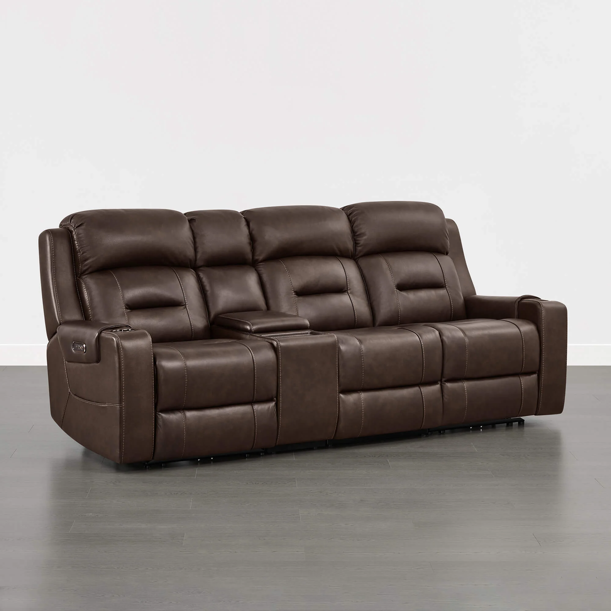 Garrison Handcraft Dual Motor Reclining Sofa with Power Headrest - Image 43