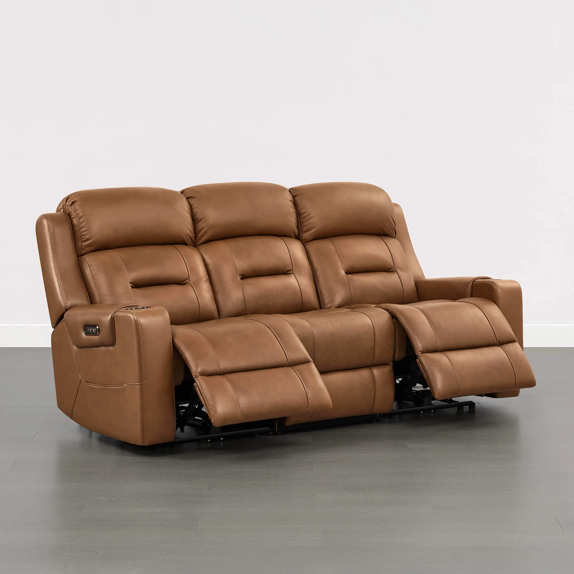 Garrison Handcraft Dual Motor Reclining Sofa with Power Headrest - Image 64