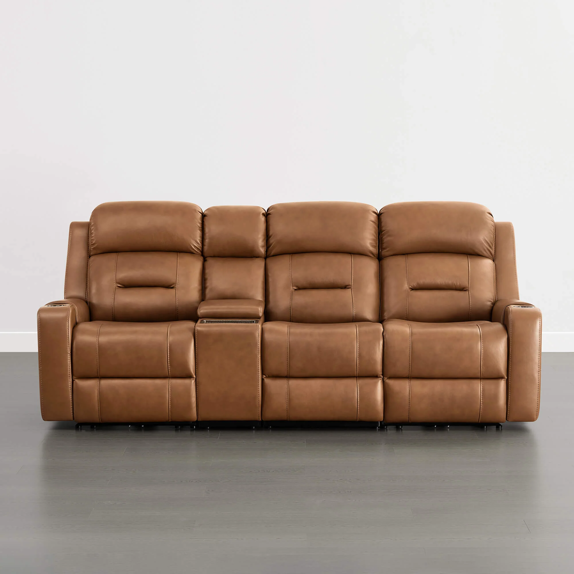 Garrison Handcraft Dual Motor Reclining Sofa with Power Headrest - Image 84