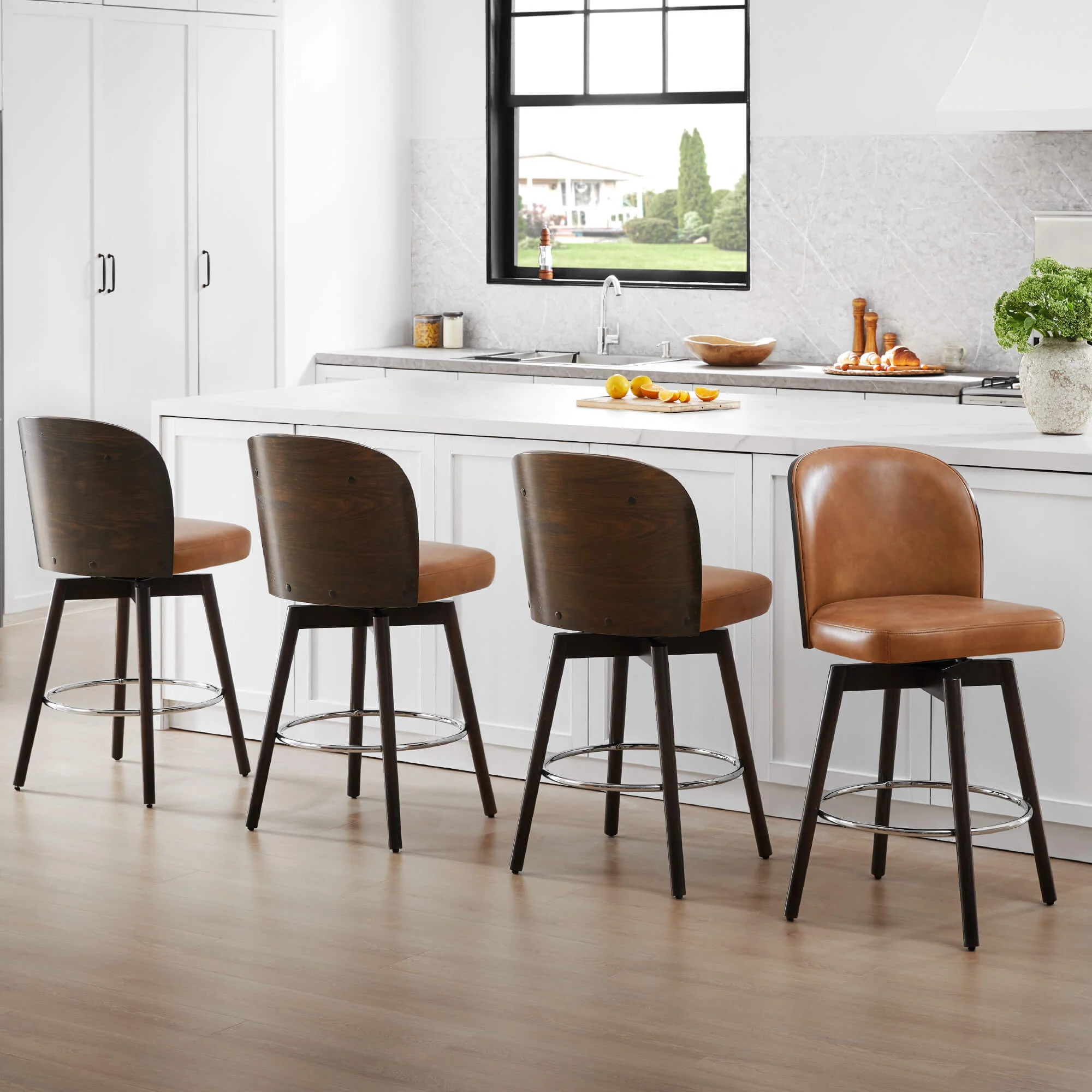 Gianna Swivel Counter Stool - Image 19