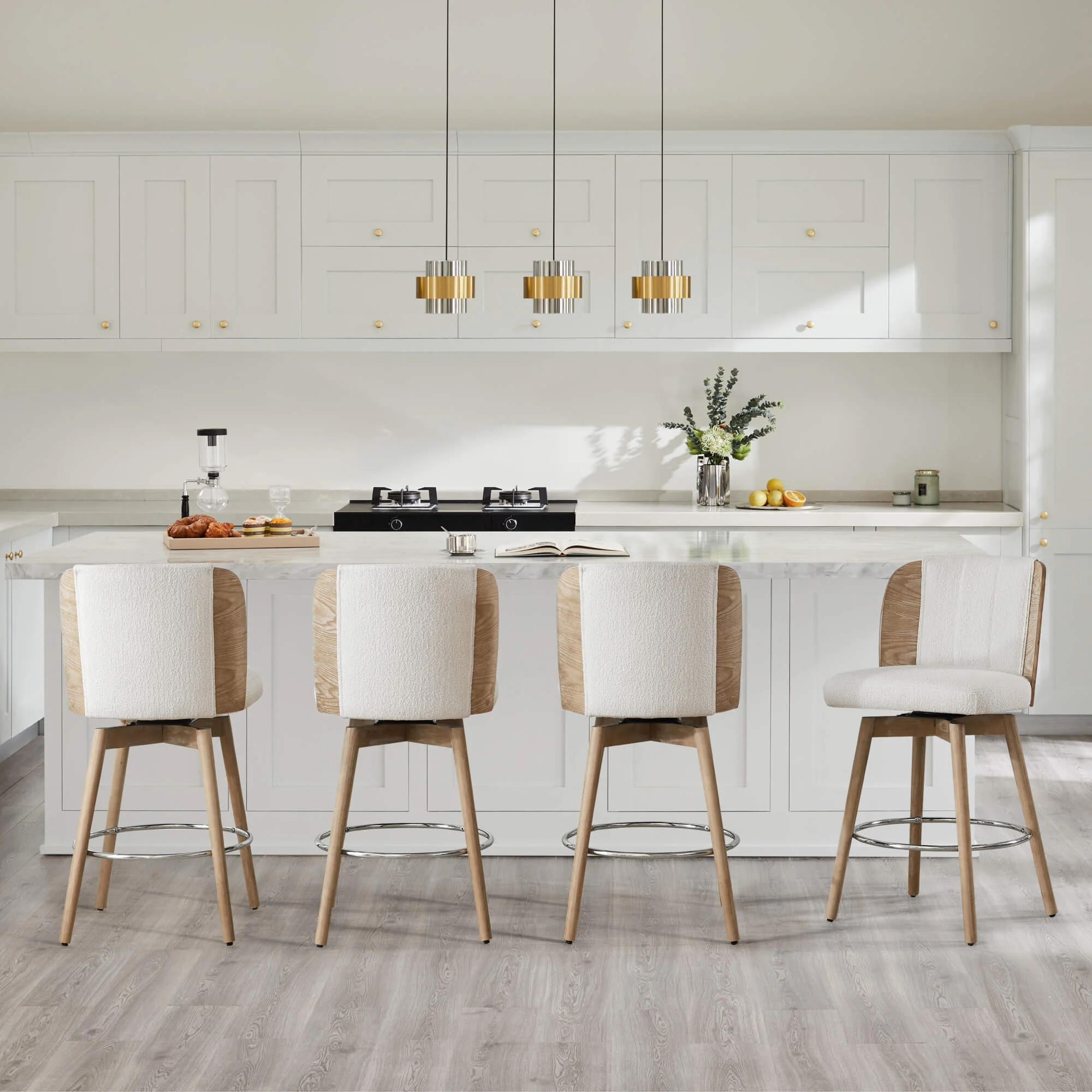 Gianna Swivel Counter Stool - Image 5