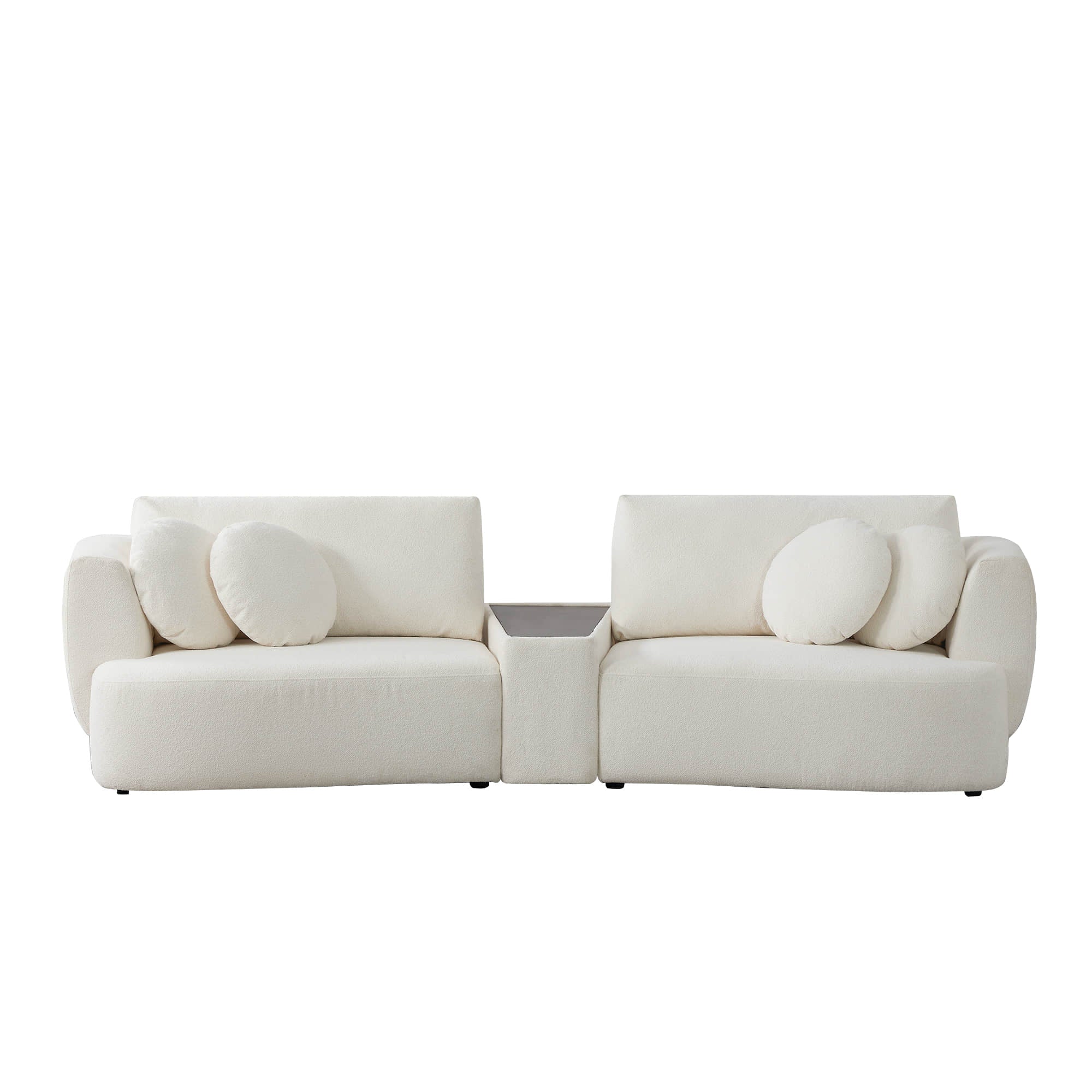 Grace 2-Seat Modular Curved Sofa – Generously Sized Design - Image 24