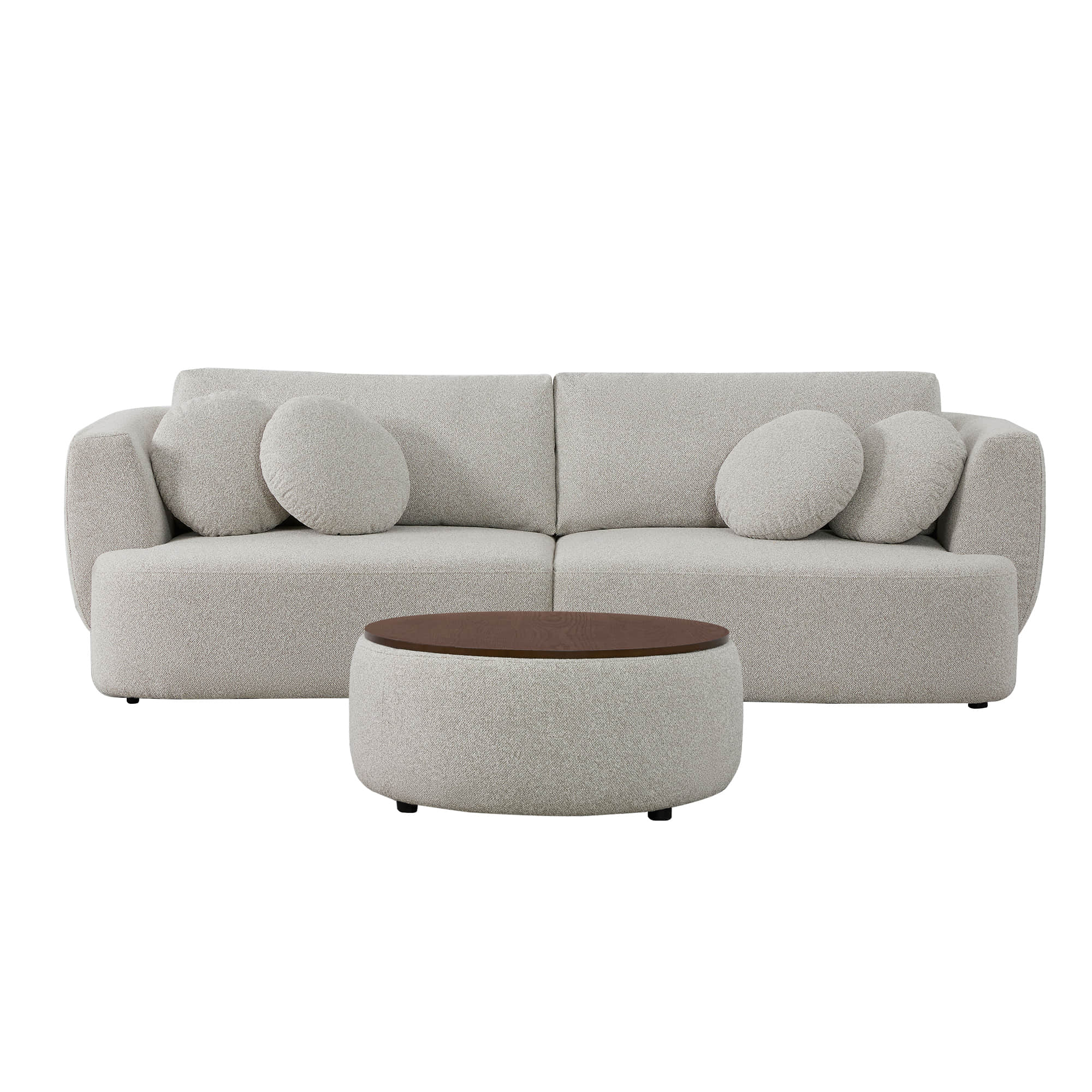 Grace 2-Seat Modular Curved Sofa – Generously Sized Design - Image 31
