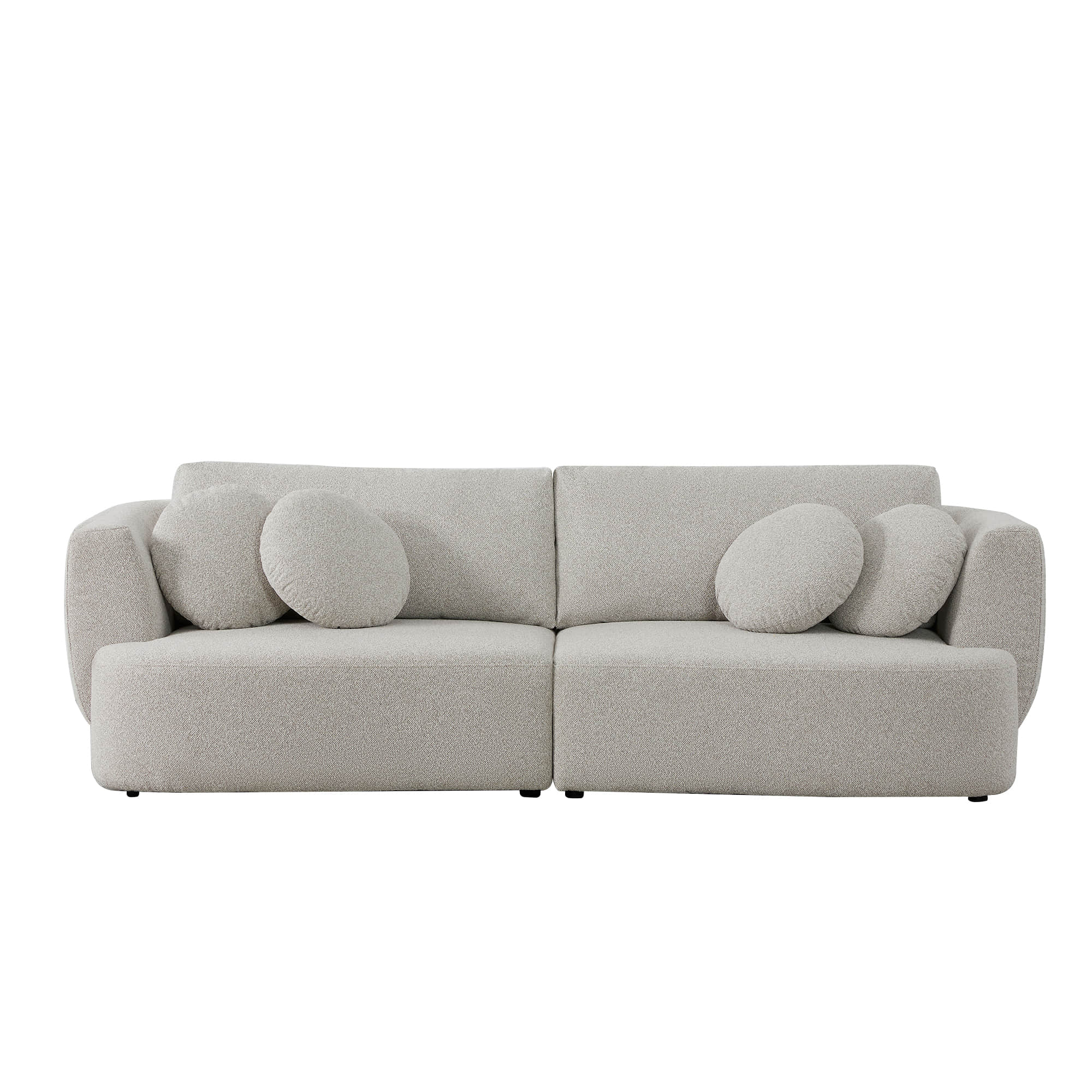 Grace 2-Seat Modular Curved Sofa – Generously Sized Design - Image 34