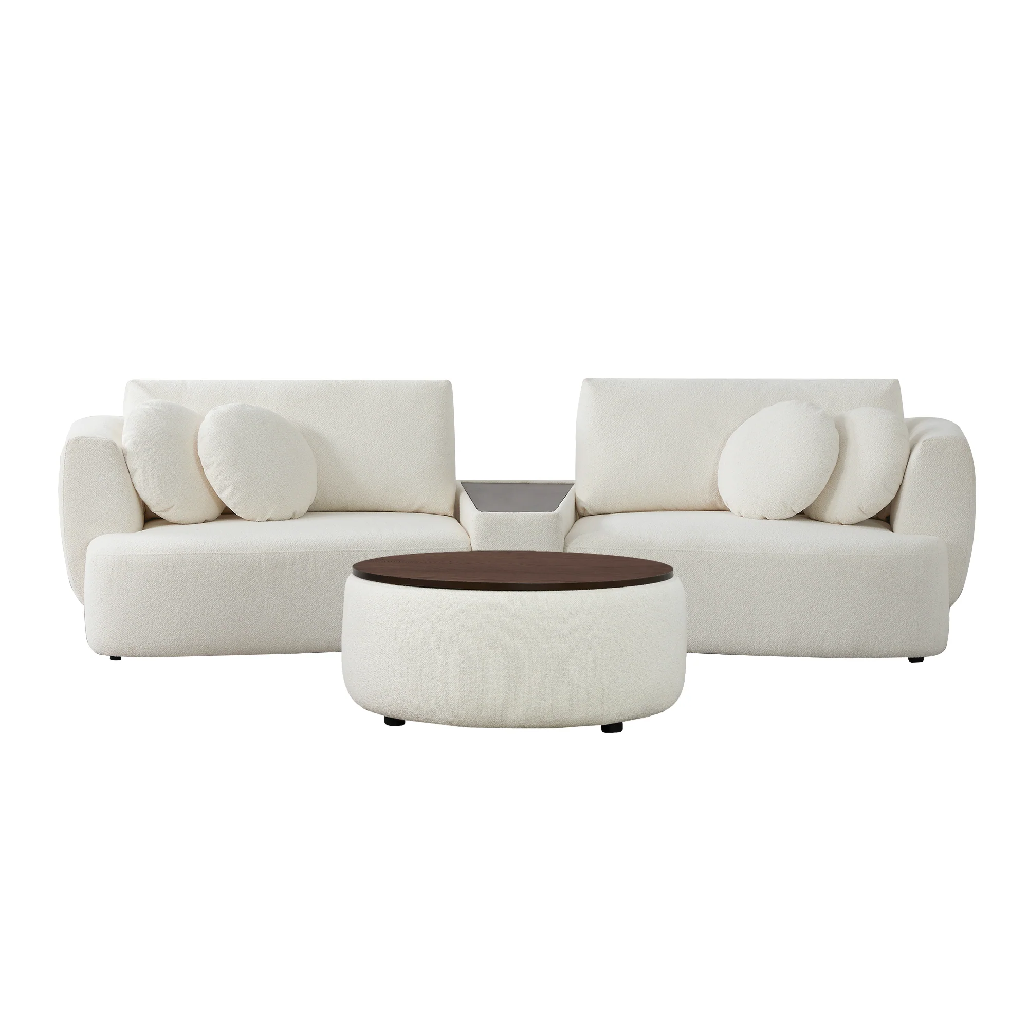 Grace 2-Seat Modular Curved Sofa – Generously Sized Design - Image 52