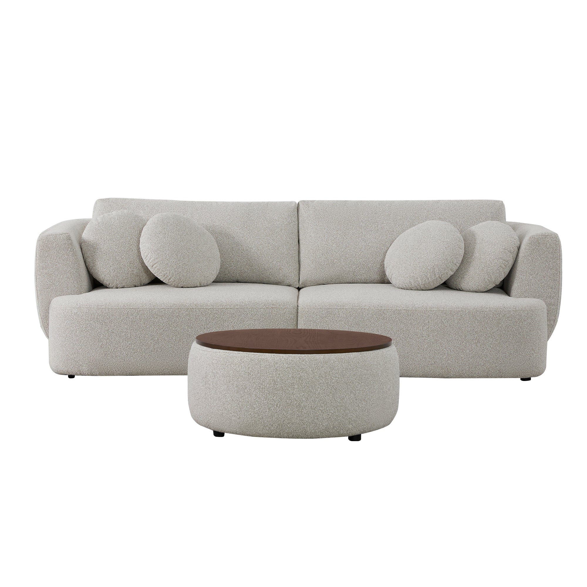 Grace 2-Seat Modular Curved Sofa – Generously Sized Design - Image 53