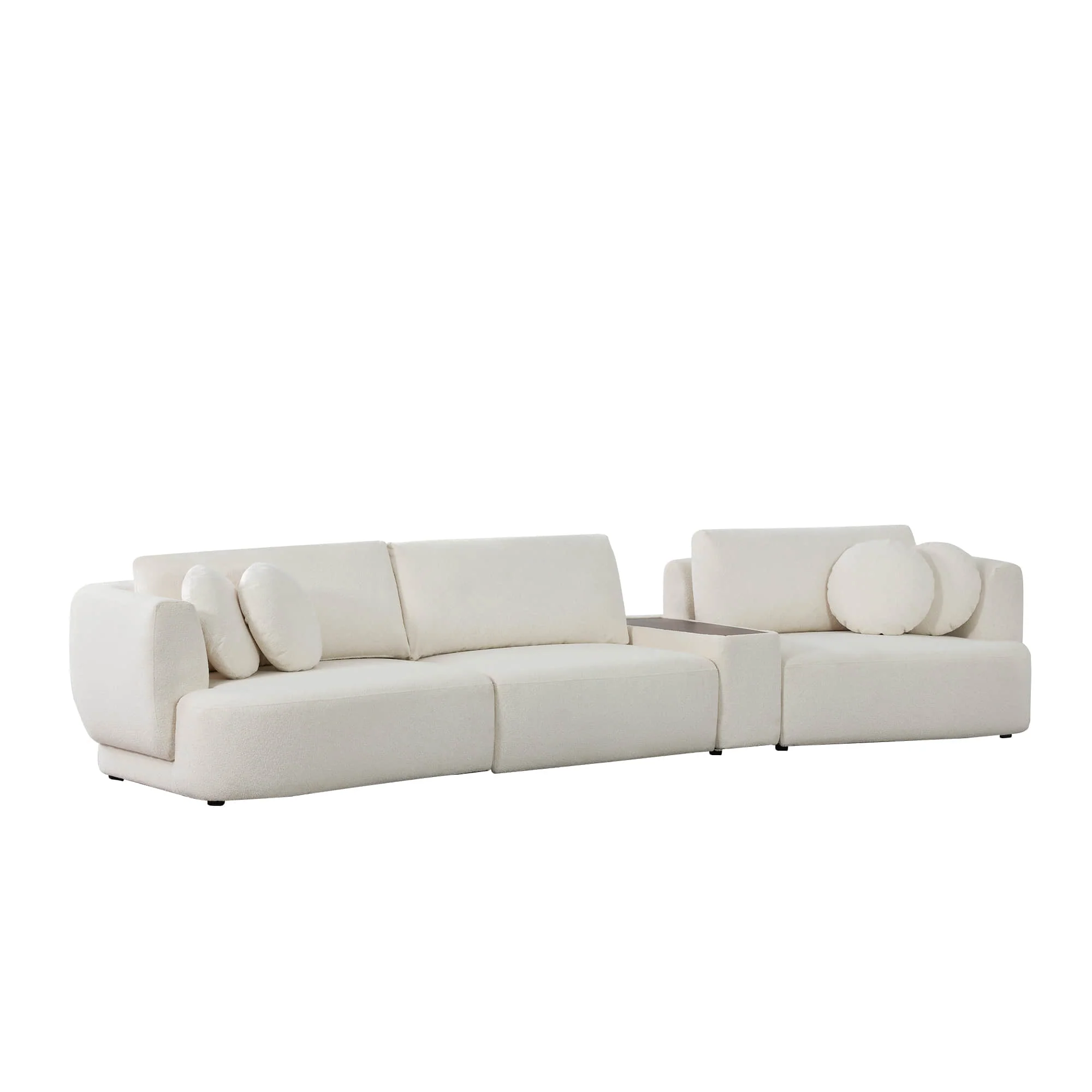 Grace 3-Seat Modular Curved Sofa – Generously Sized Design - Image 17