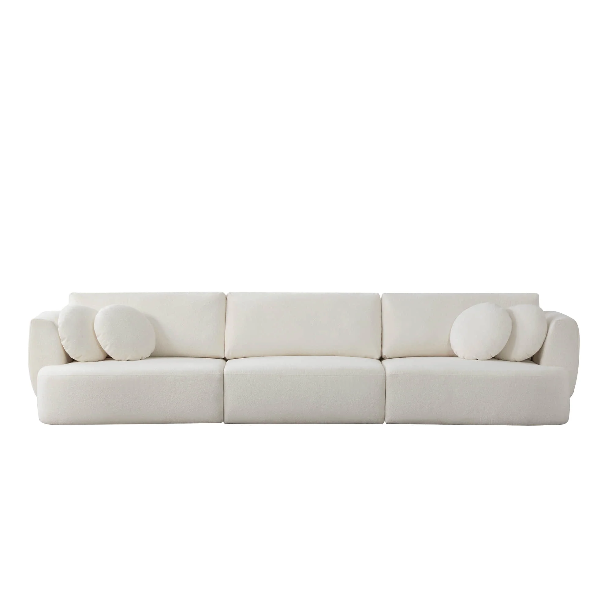 Grace 3-Seat Modular Curved Sofa – Generously Sized Design - Image 30