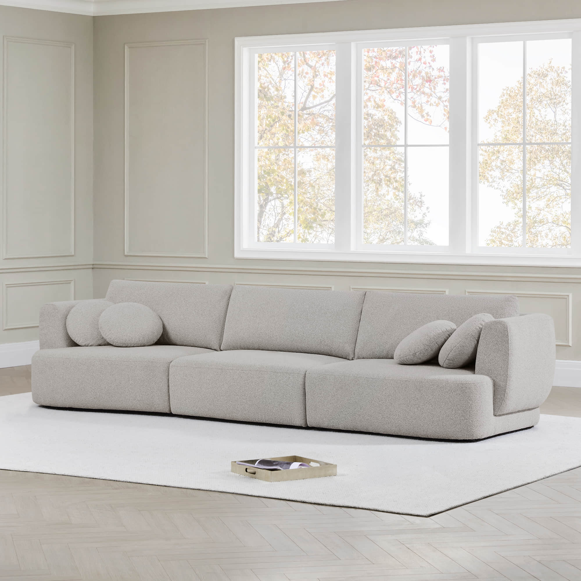 Grace 3-Seat Modular Curved Sofa – Generously Sized Design - Image 43