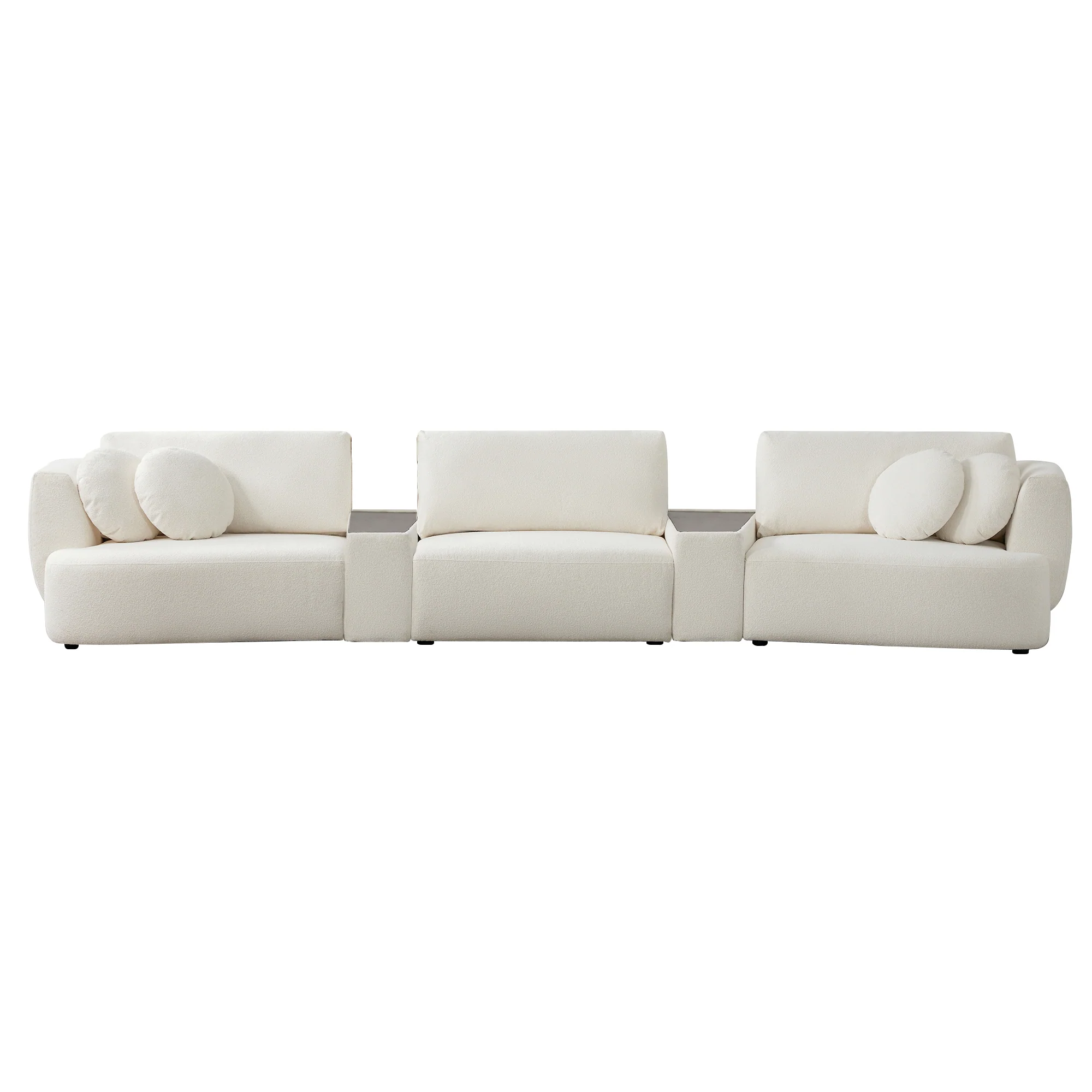 Grace 3-Seat Modular Curved Sofa – Generously Sized Design - Image 74