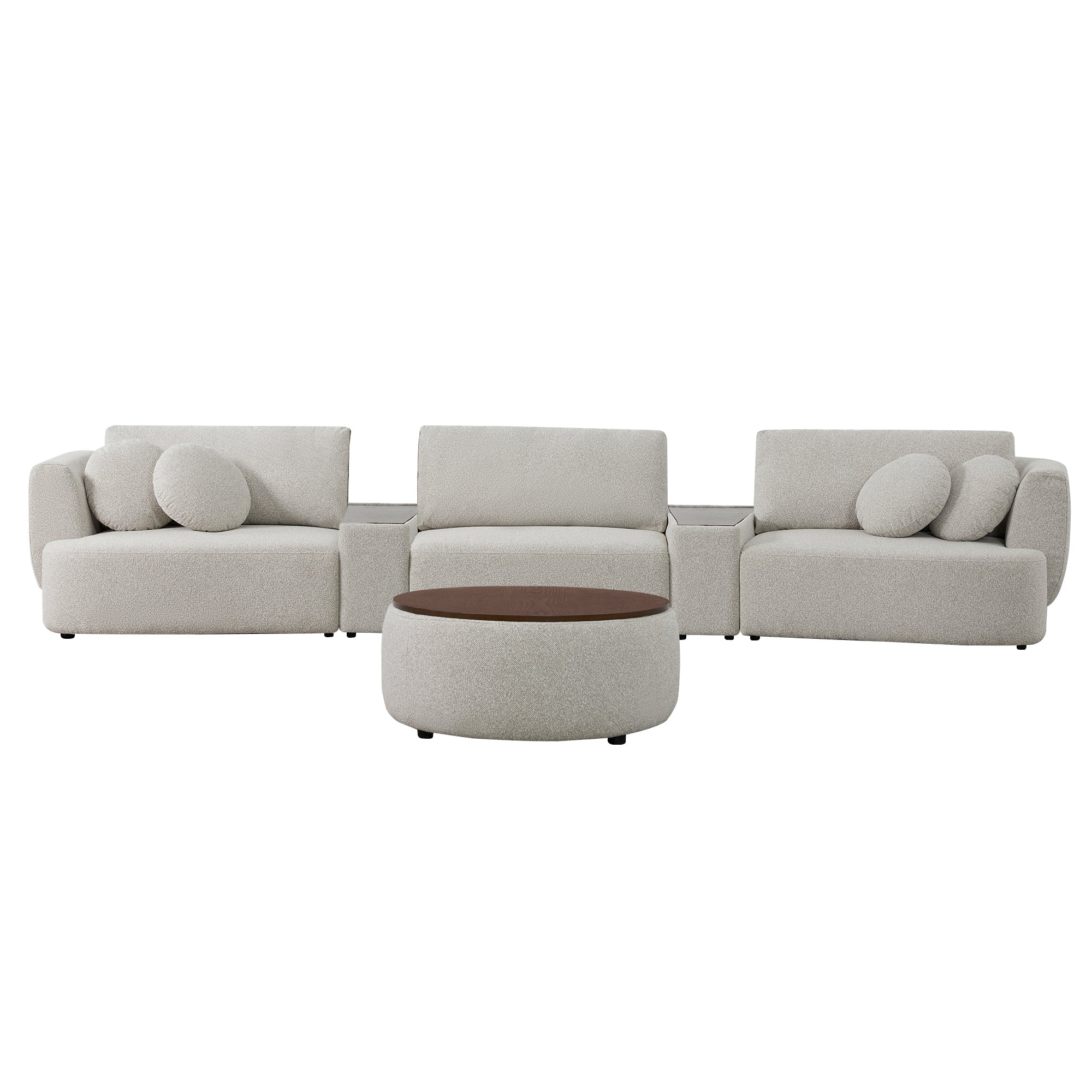 Grace 3-Seat Modular Curved Sofa – Generously Sized Design - Image 78