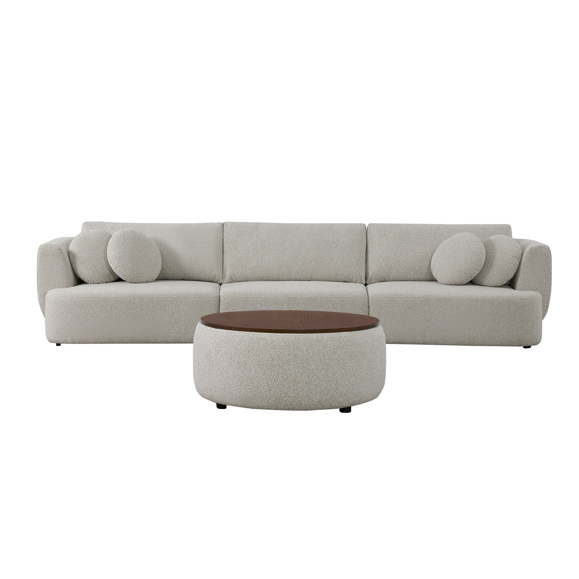 Grace 3-Seat Modular Curved Sofa – Generously Sized Design - Image 79