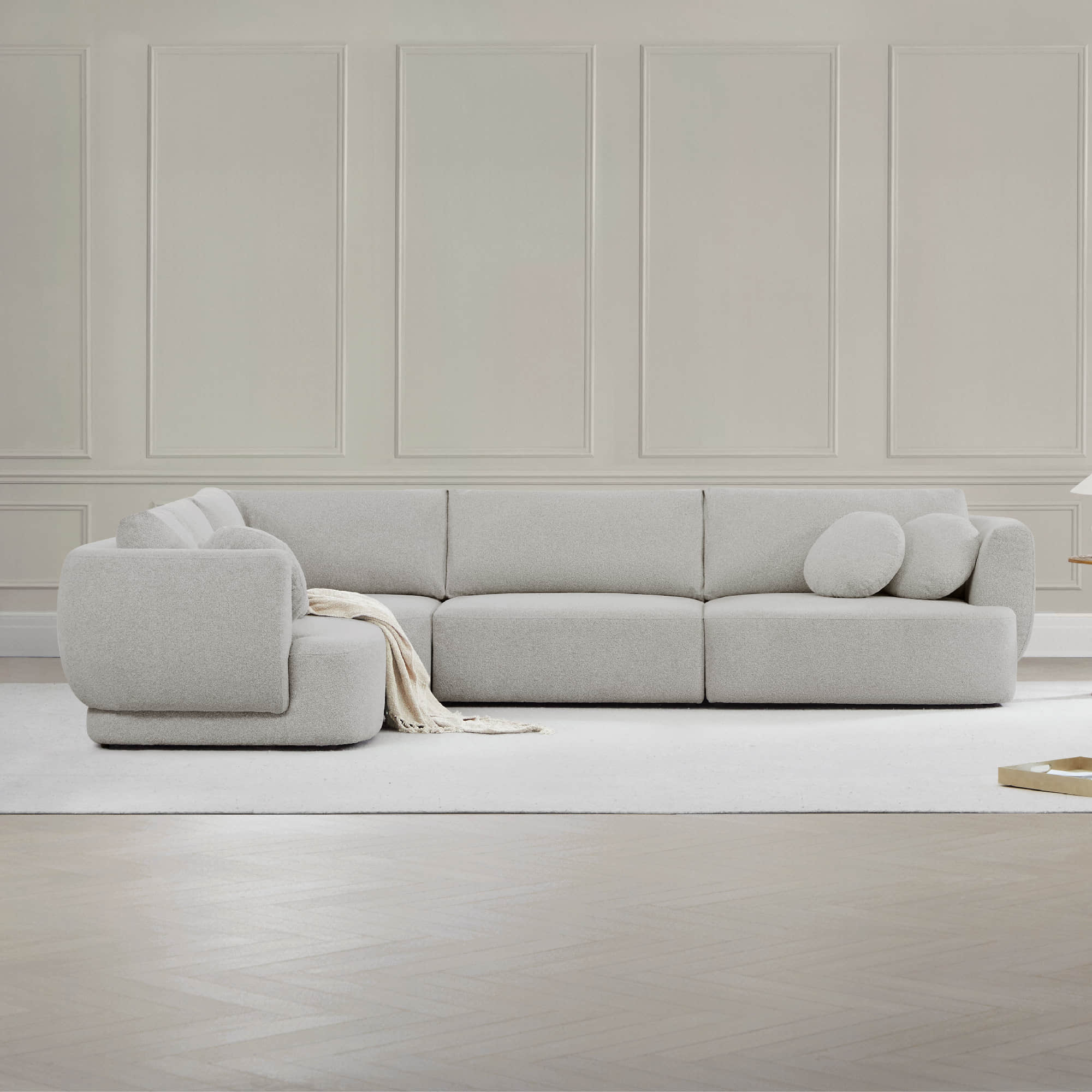 Grace 4-Seat Modular Curved Sofa – Generously Sized Design - Image 52