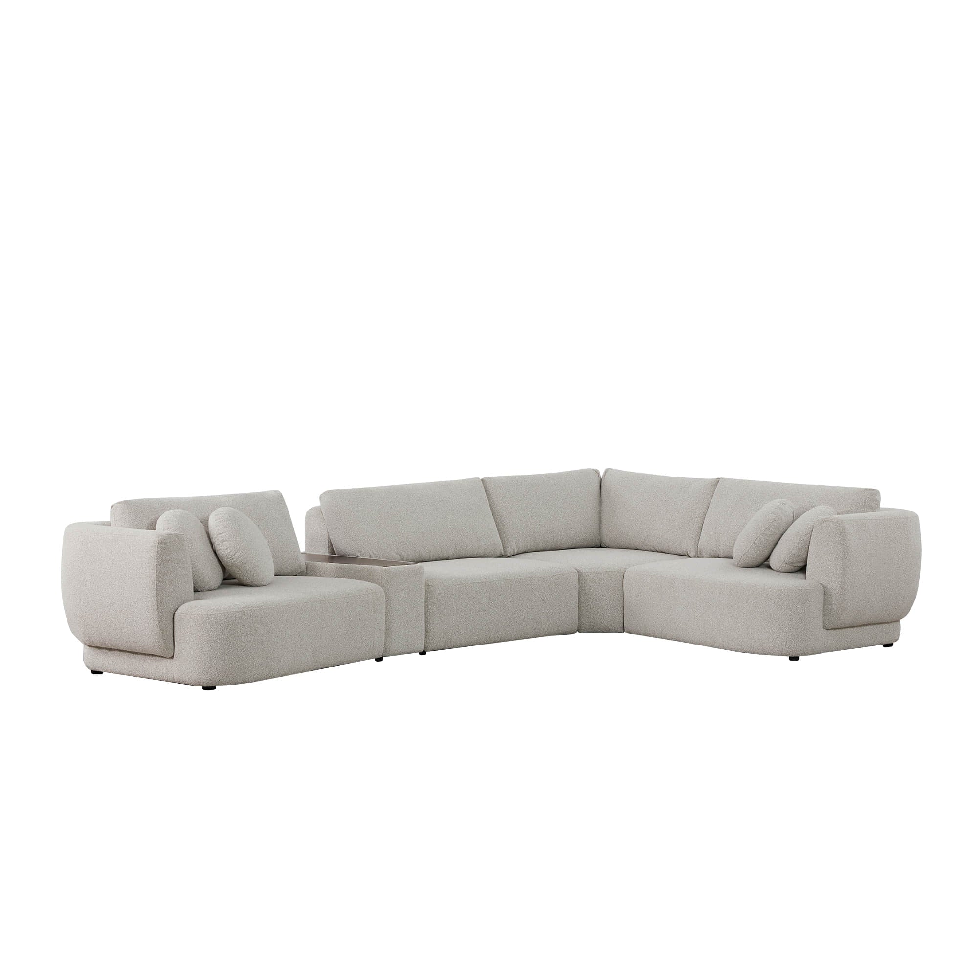 Grace 4-Seat Modular Curved Sofa – Generously Sized Design - Image 67