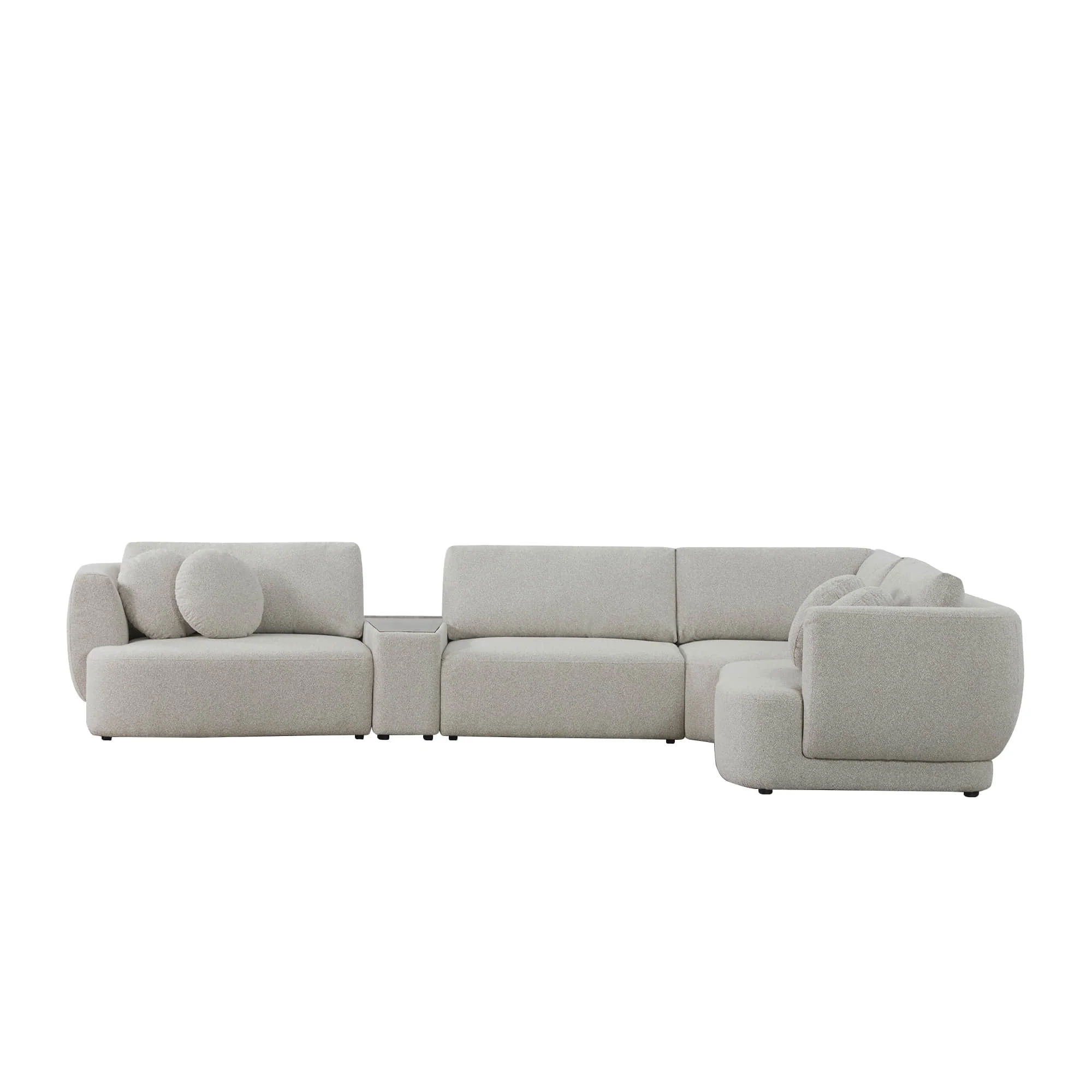 Grace 4-Seat Modular Curved Sofa – Generously Sized Design - Image 69