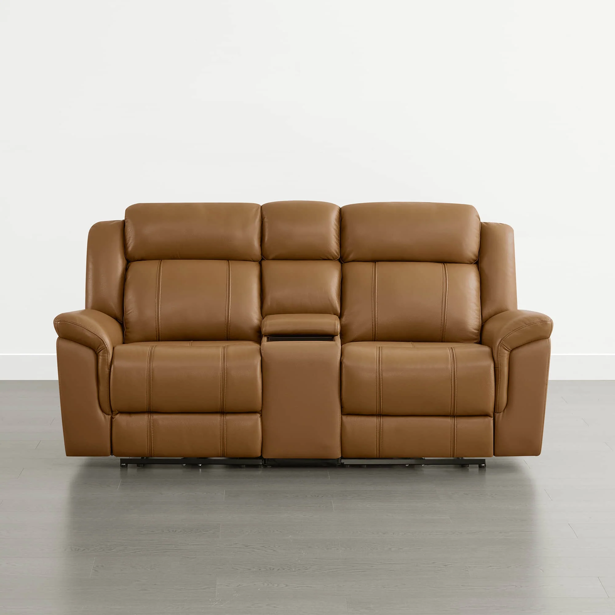 Grady Genuine Leather Power Reclining Sofa with Flip-Down Tabletop - Image 21