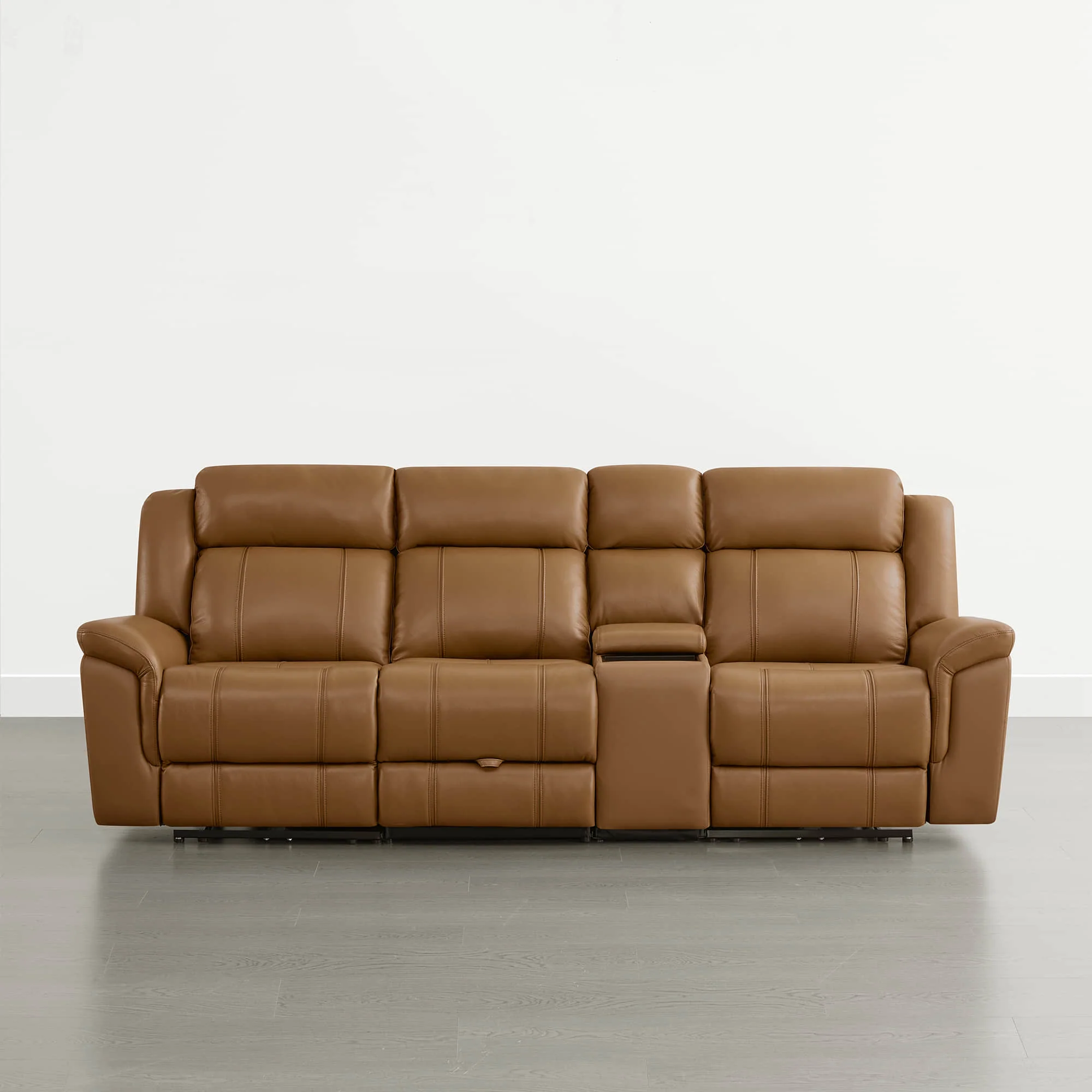 Grady Genuine Leather Power Reclining Sofa with Flip-Down Tabletop - Image 22
