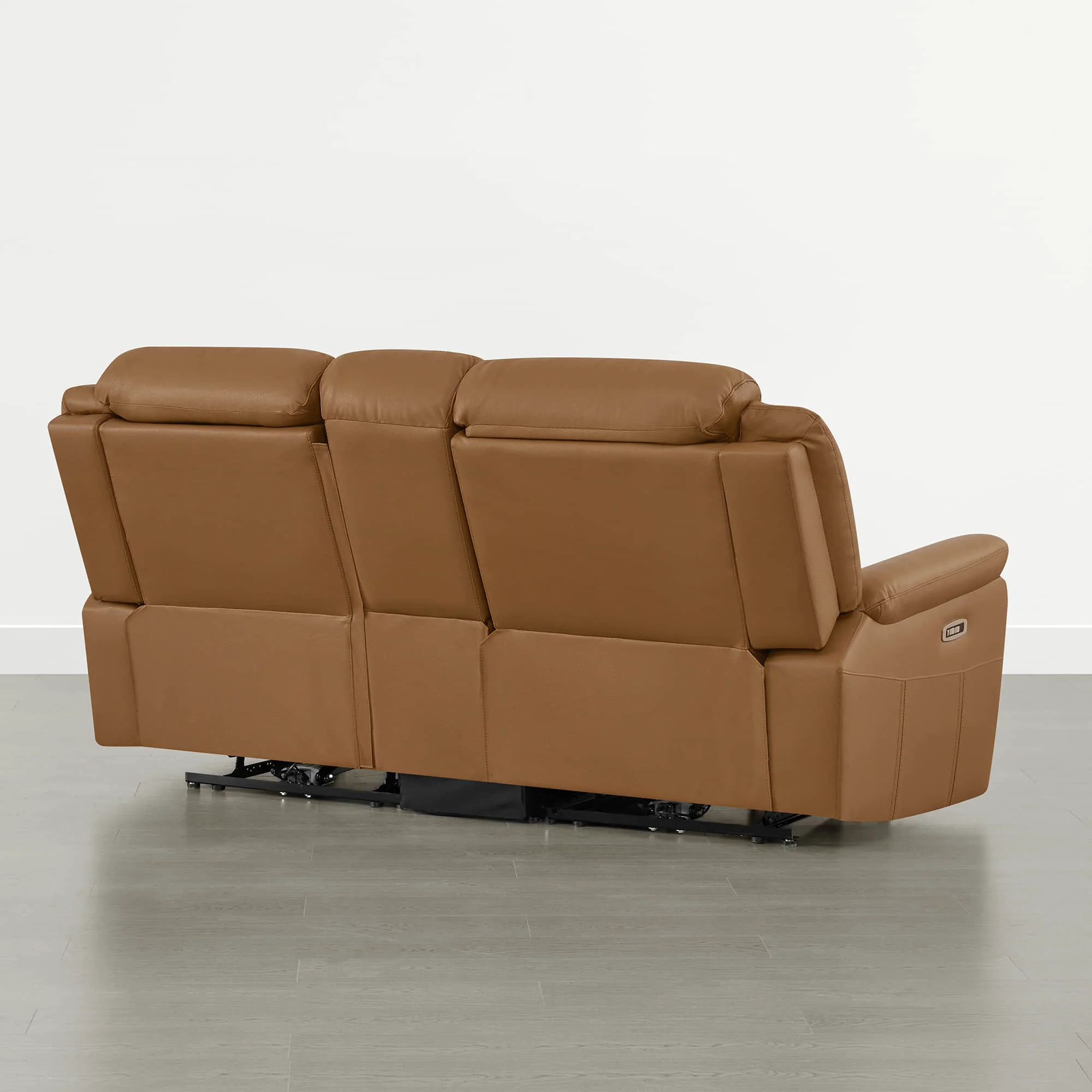 Grady Genuine Leather Power Reclining Sofa with Flip-Down Tabletop - Image 44