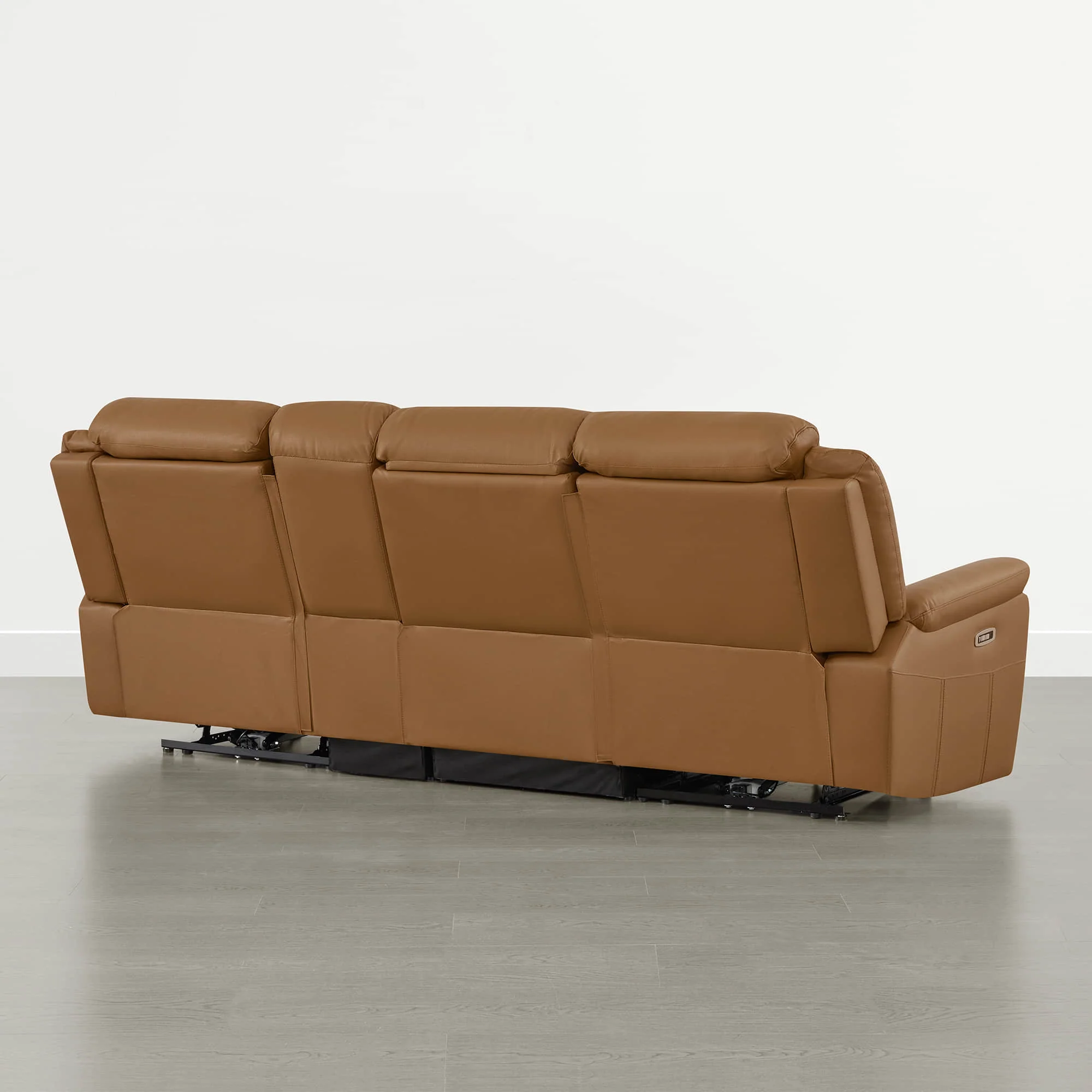 Grady Genuine Leather Power Reclining Sofa with Flip-Down Tabletop - Image 45