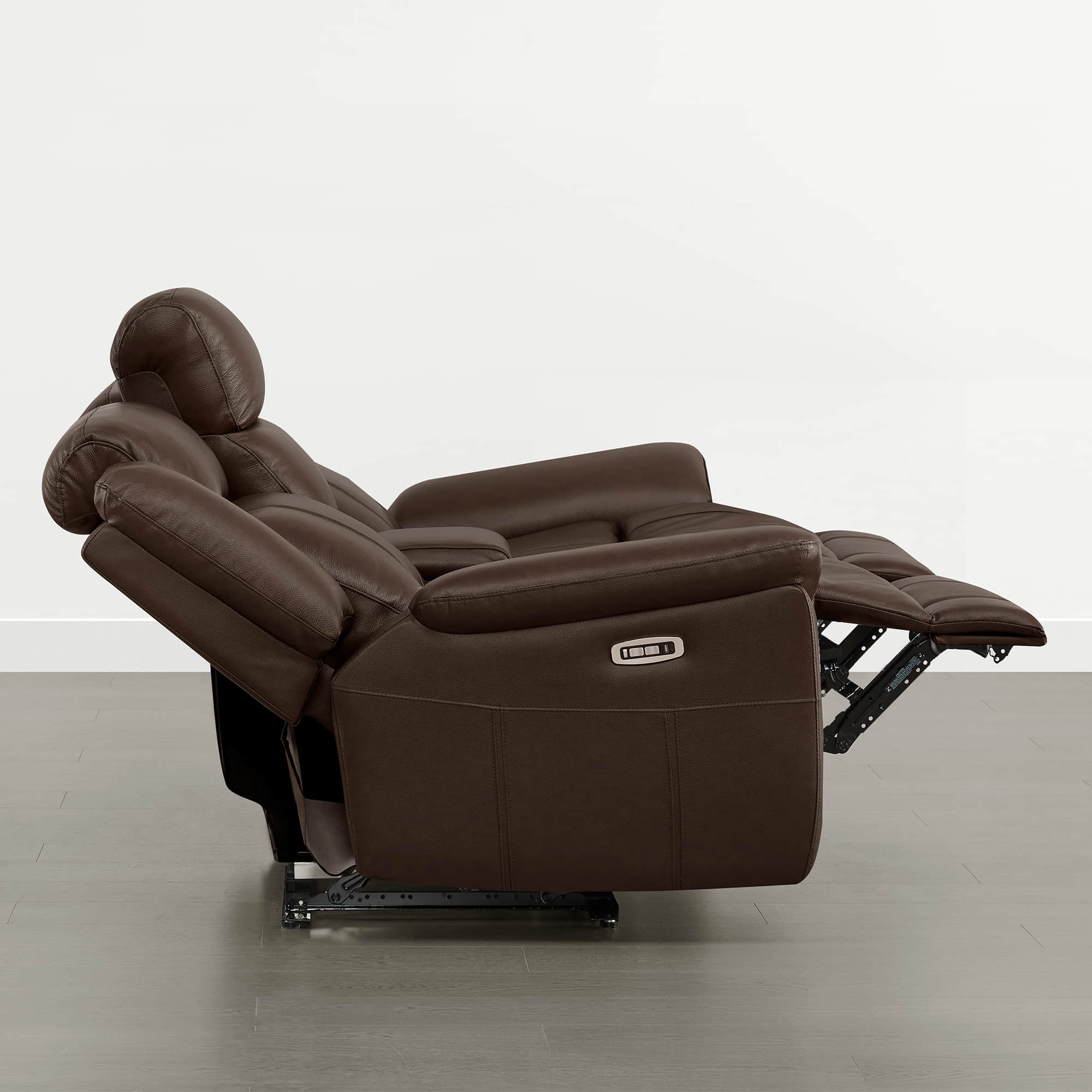 Grady Genuine Leather Power Reclining Sofa with Flip-Down Tabletop - Image 61