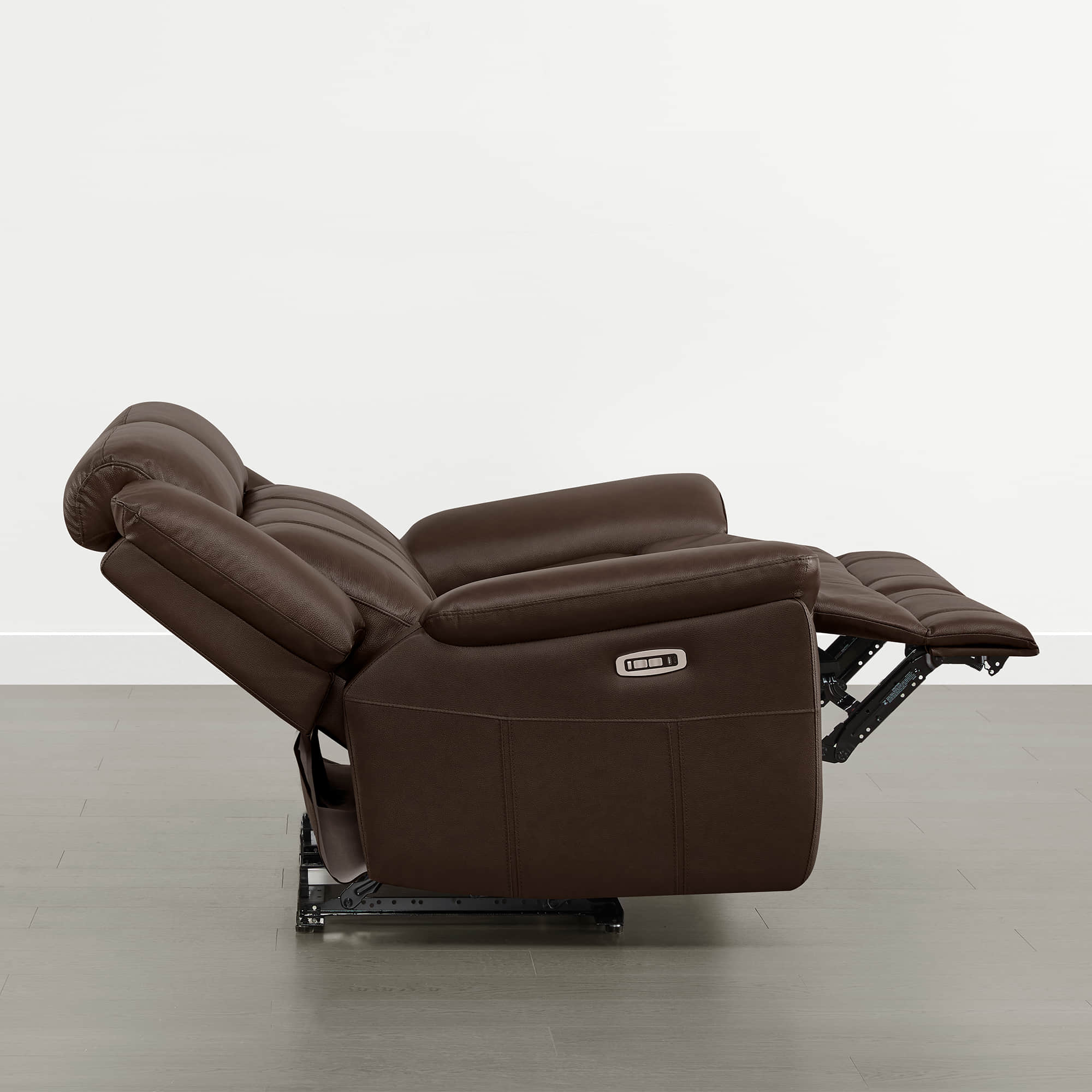 Grady Genuine Leather Power Reclining Sofa with Flip-Down Tabletop - Image 62