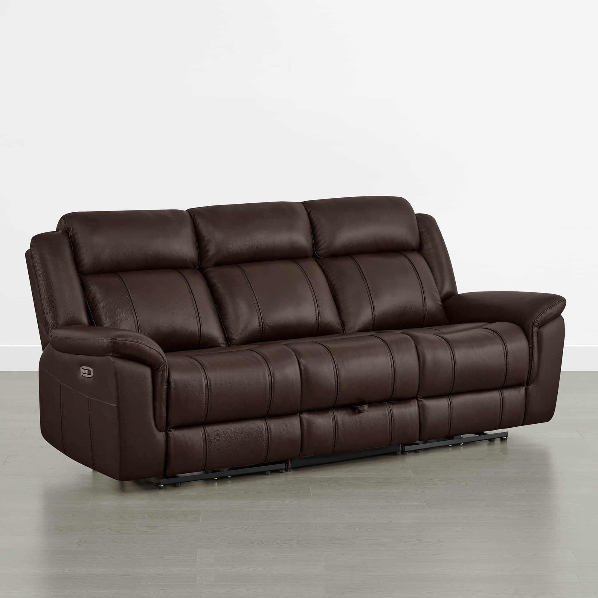 Grady Genuine Leather Power Reclining Sofa with Flip-Down Tabletop - Image 67