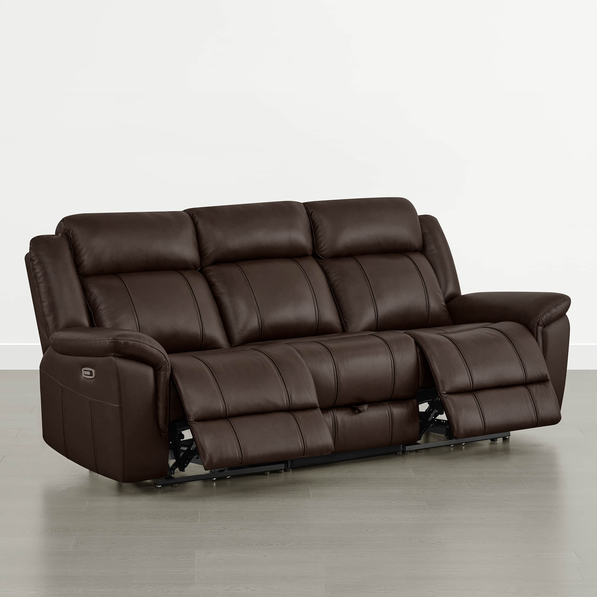 Grady Genuine Leather Power Reclining Sofa with Flip-Down Tabletop - Image 68