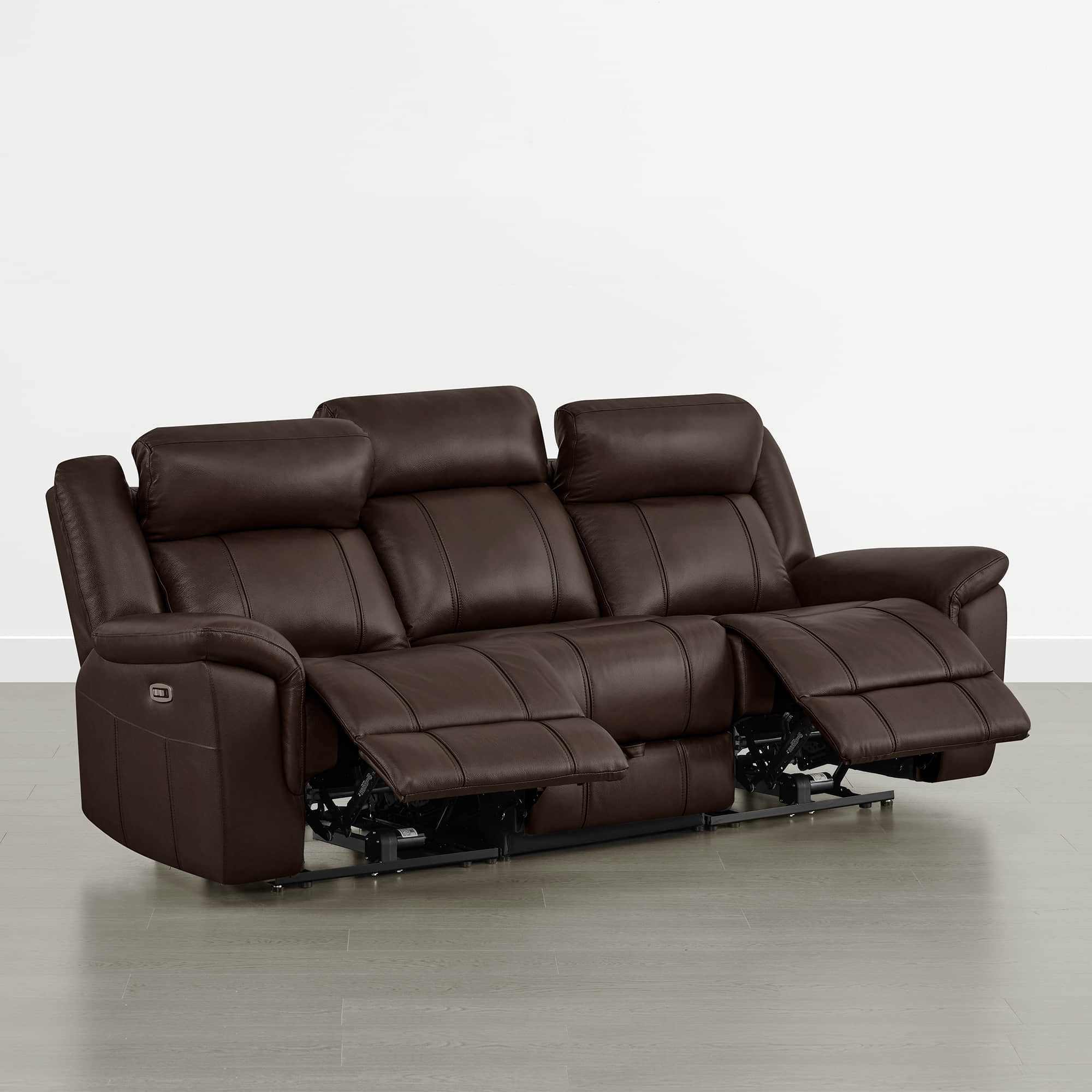 Grady Genuine Leather Power Reclining Sofa with Flip-Down Tabletop - Image 69