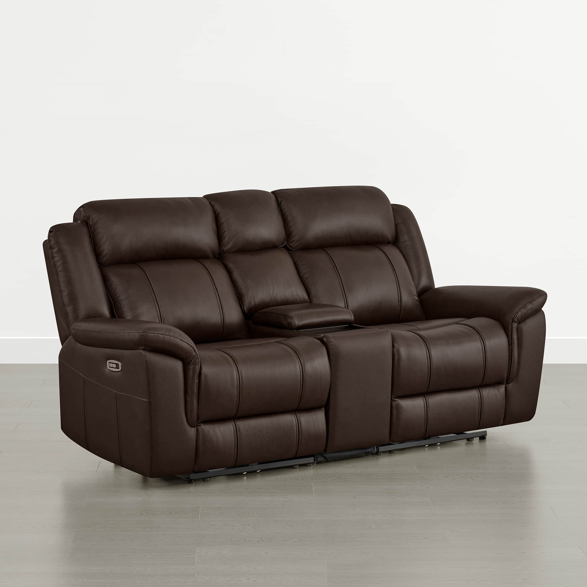 Grady Genuine Leather Power Reclining Sofa with Flip-Down Tabletop - Image 70