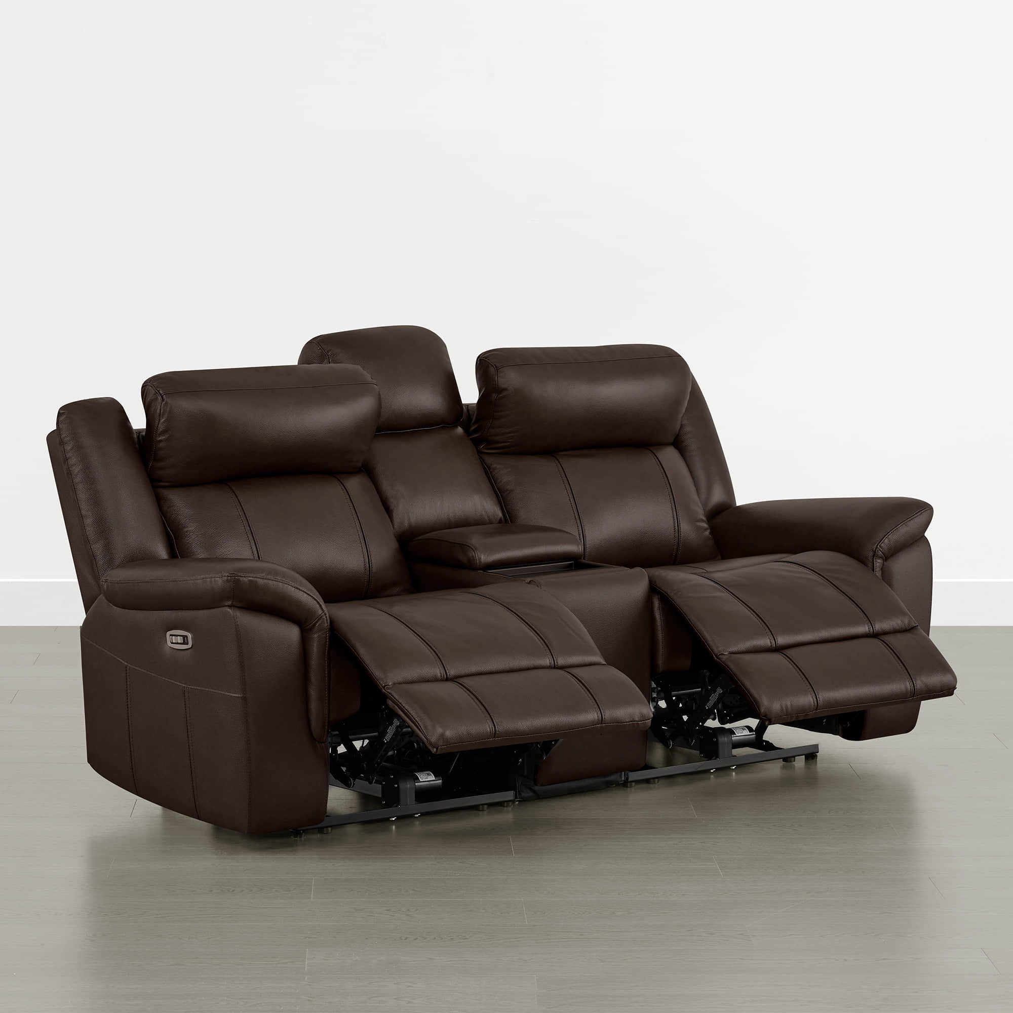 Grady Genuine Leather Power Reclining Sofa with Flip-Down Tabletop - Image 72