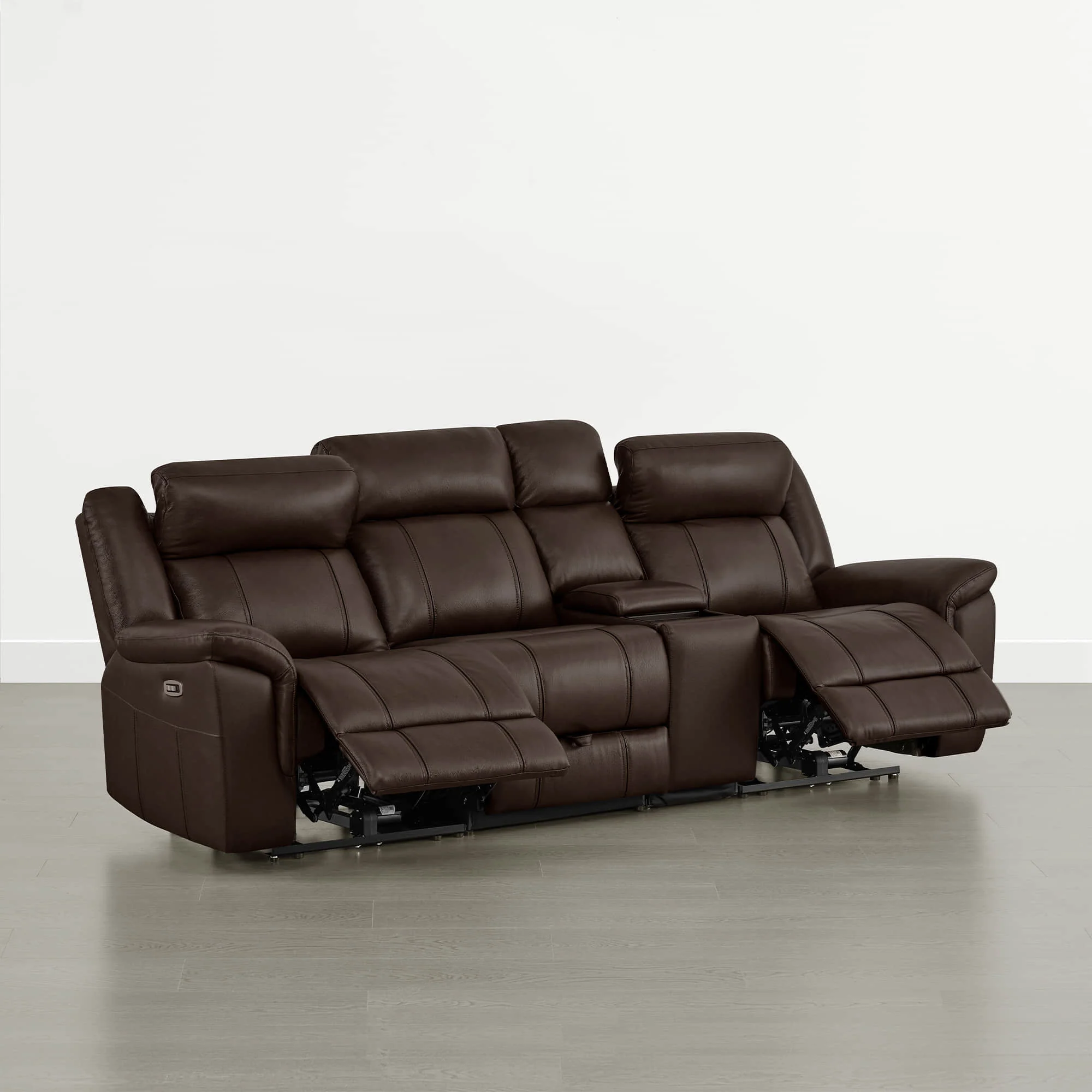 Grady Genuine Leather Power Reclining Sofa with Flip-Down Tabletop - Image 75