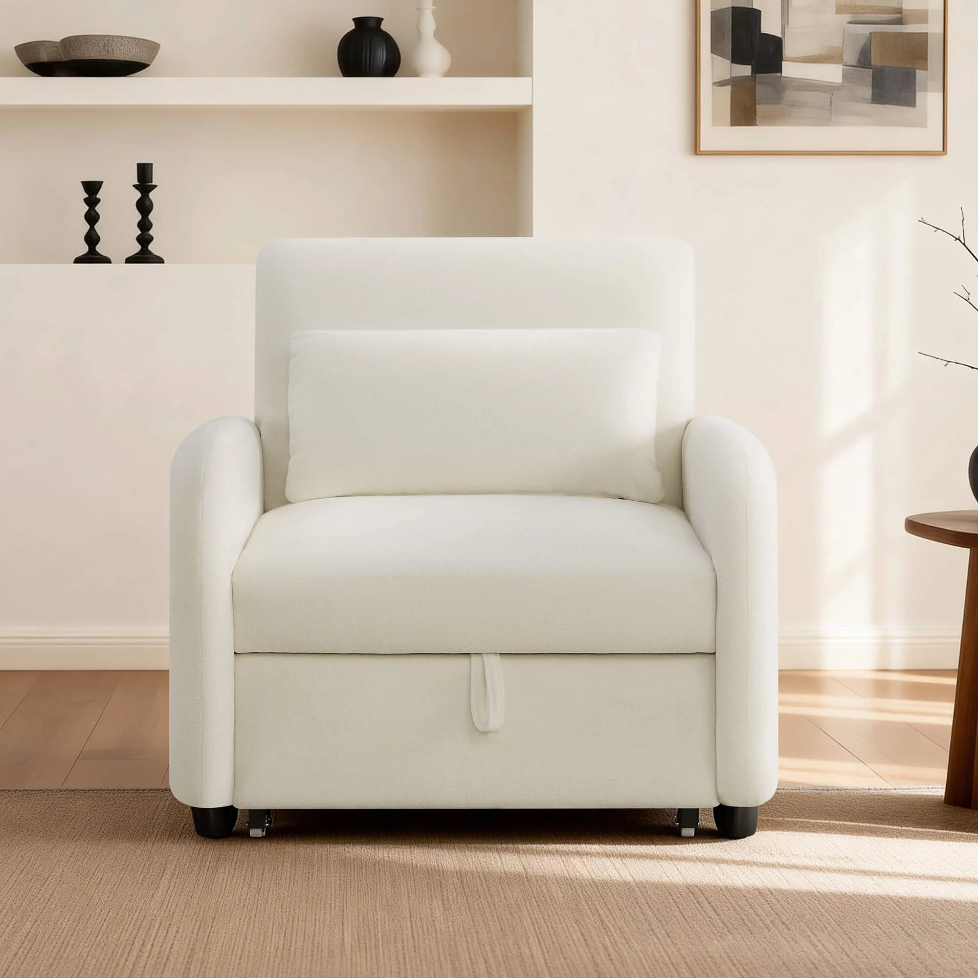 Greer Stylish Convertible Sleeper Chair - Image 9