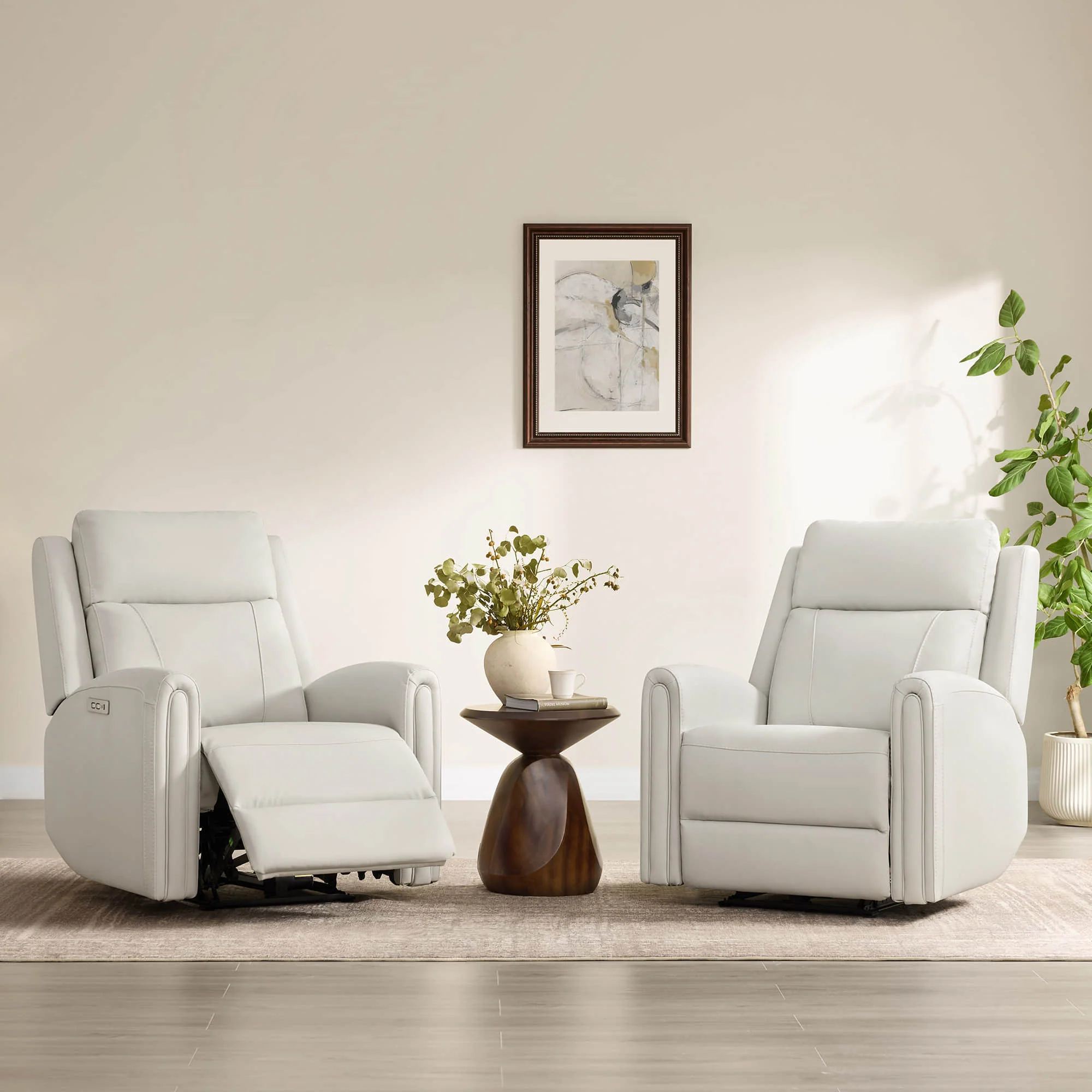 Hadley Modern Zero Wall-hugger Power Recliner - Image 6