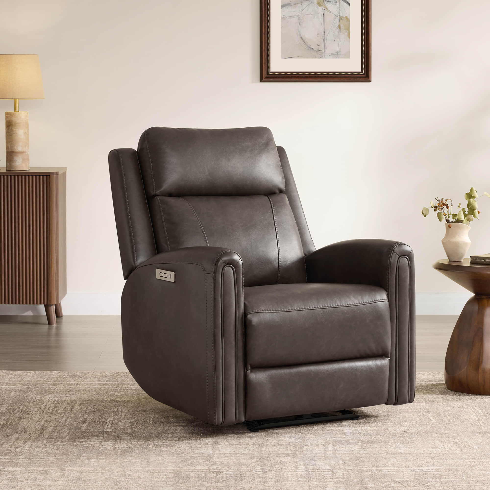 Hadley Modern Zero Wall-hugger Power Recliner - Image 7
