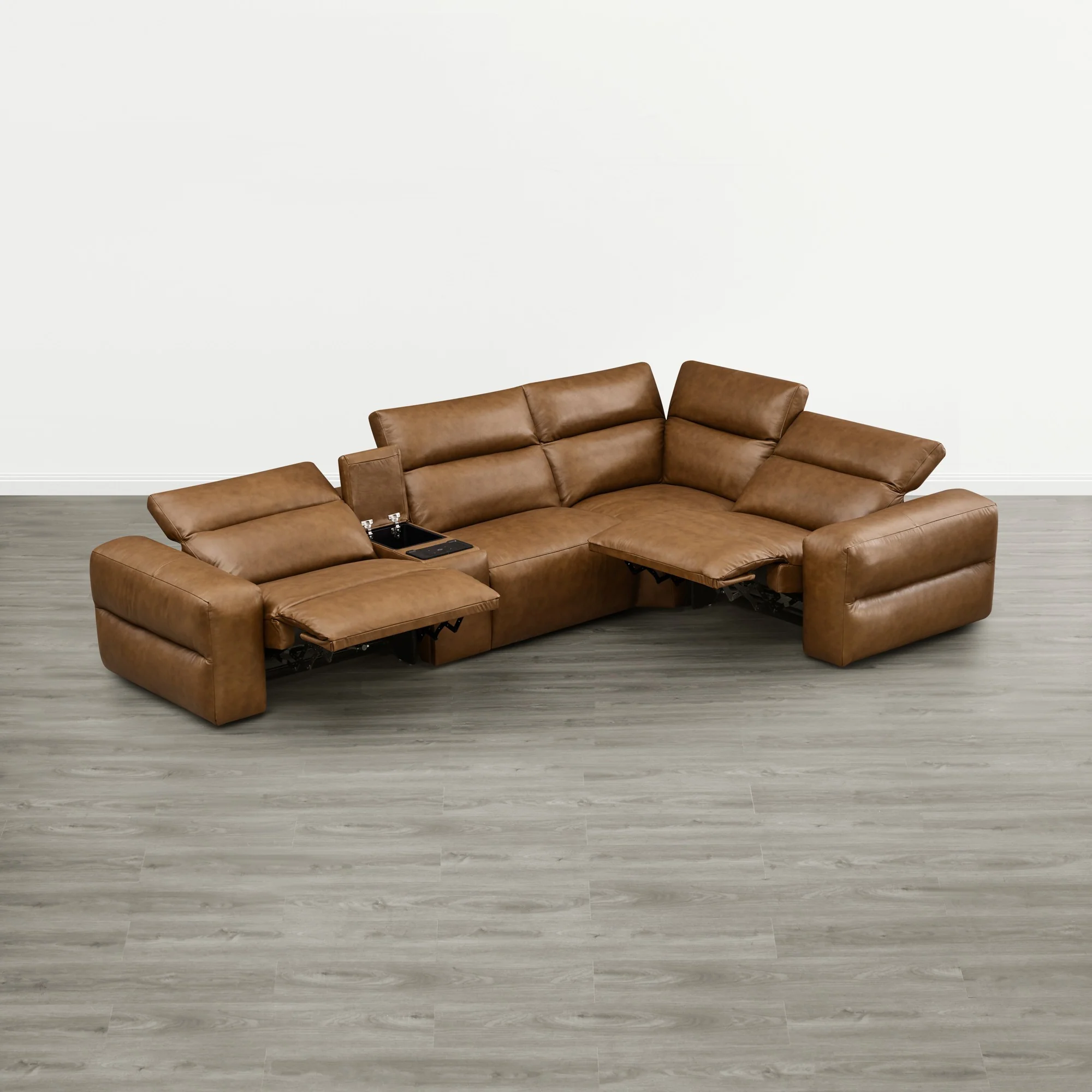 Haley Buttery-Soft 4-Seat Modular Power Reclining Sofa with Power Headrests - Image 23