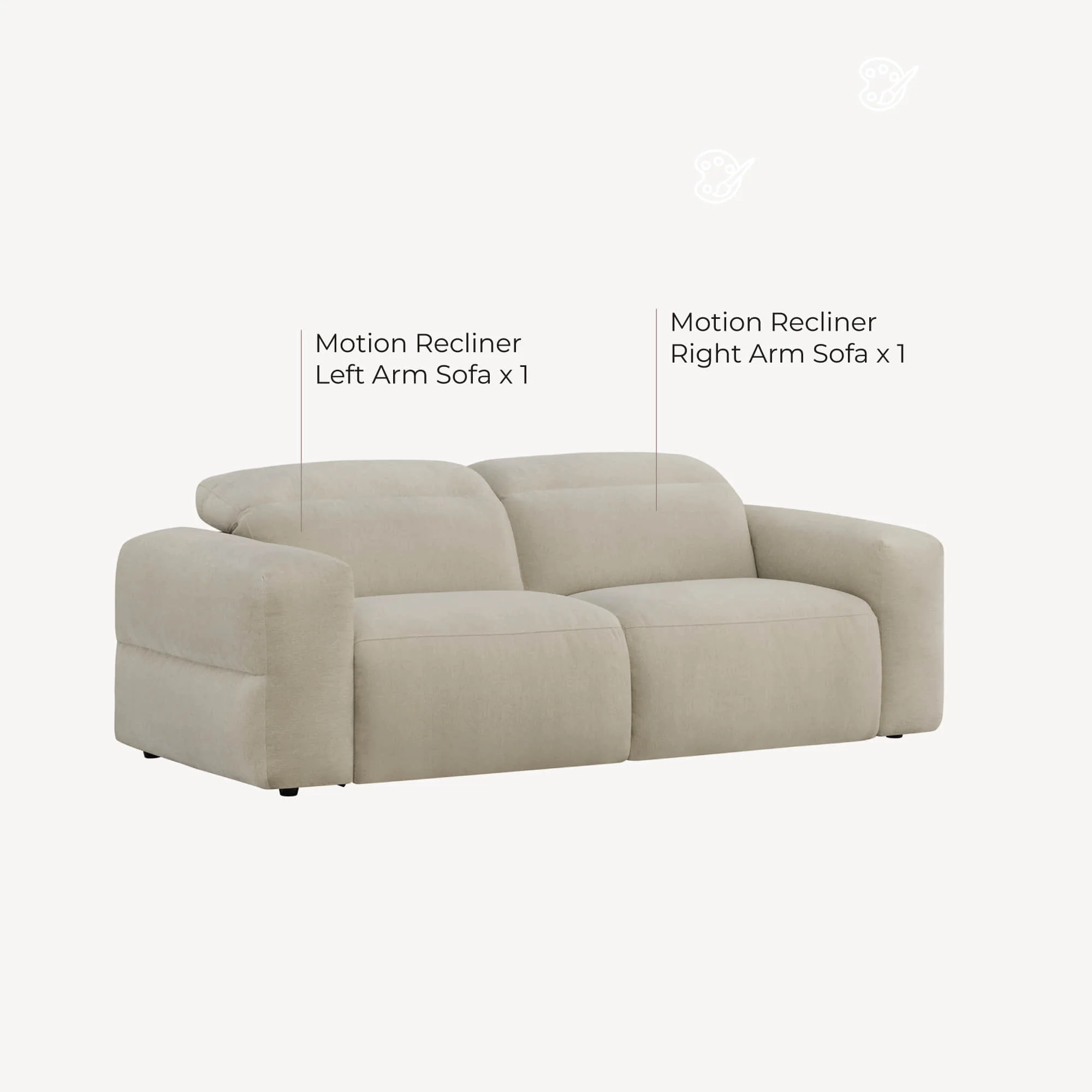 Haley Buttery-Soft 3-Seat Modular Power Reclining Sofa with Power Headrests - Image 53
