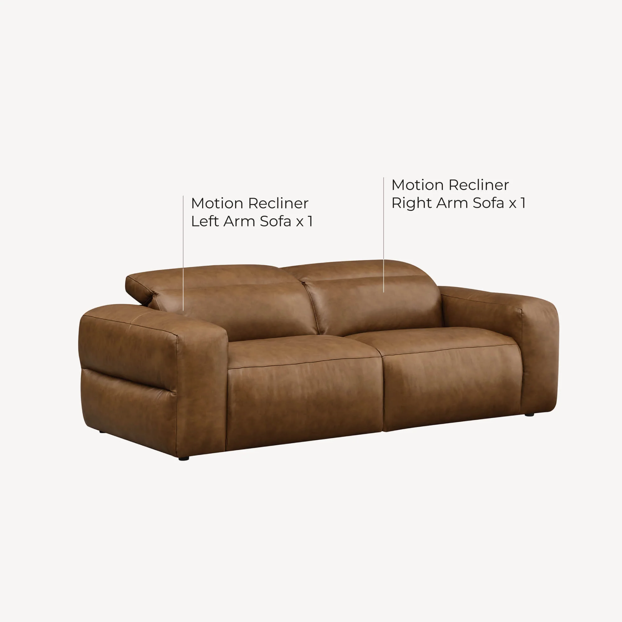 Haley Buttery-Soft 3-Seat Modular Power Reclining Sofa with Power Headrests - Image 56