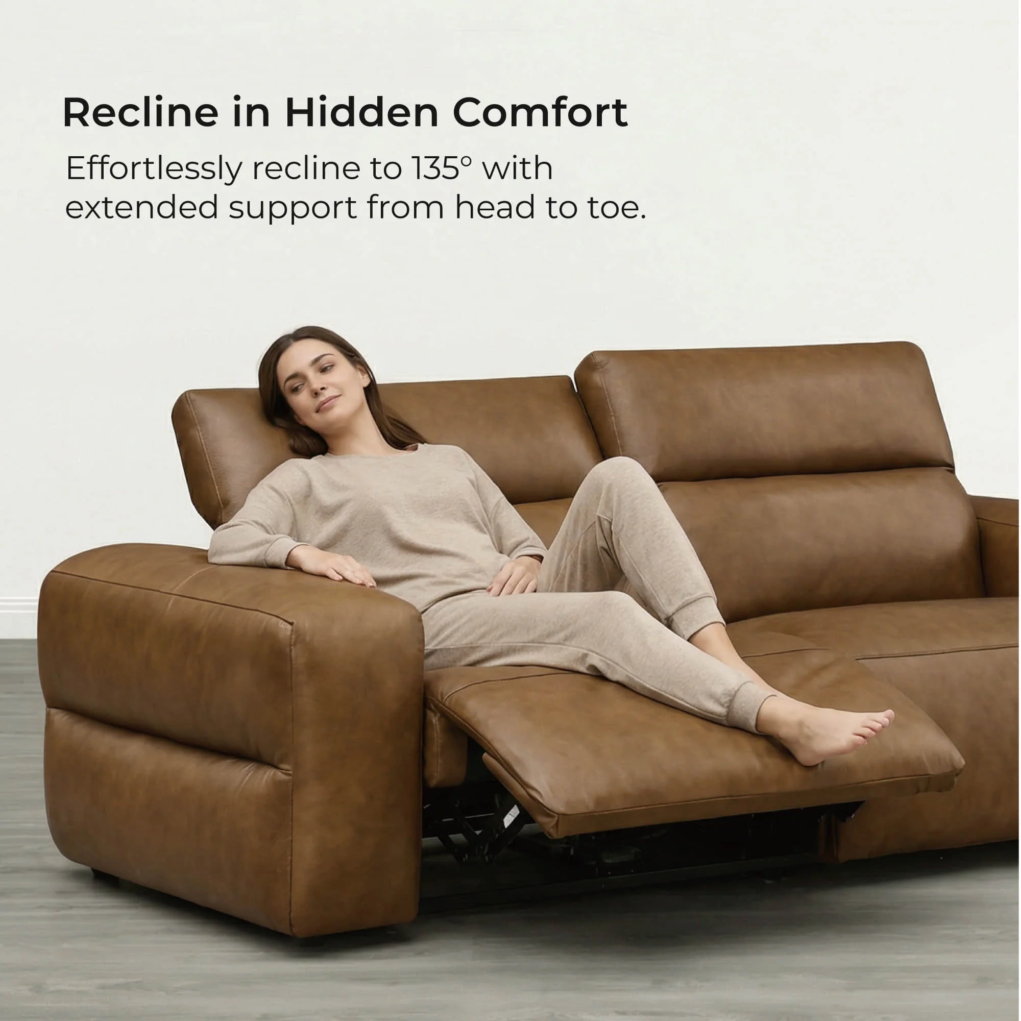 Haley Buttery-Soft 3-Seat Modular Power Reclining Sofa with Power Headrests - Image 50
