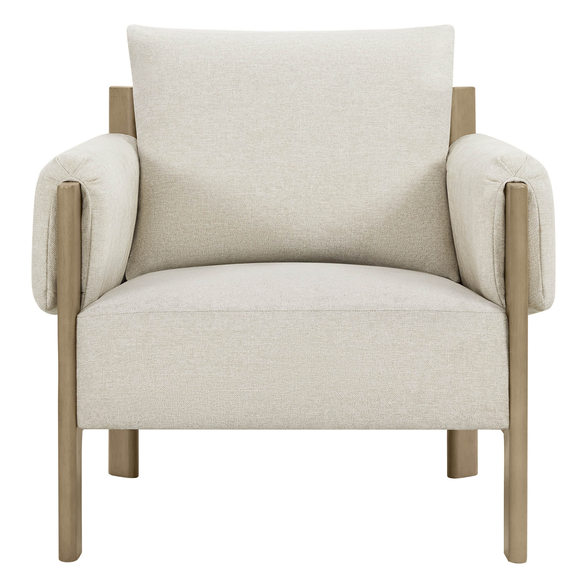 Harbor Upholstered Accent Chair with Wooden Frame - Image 13