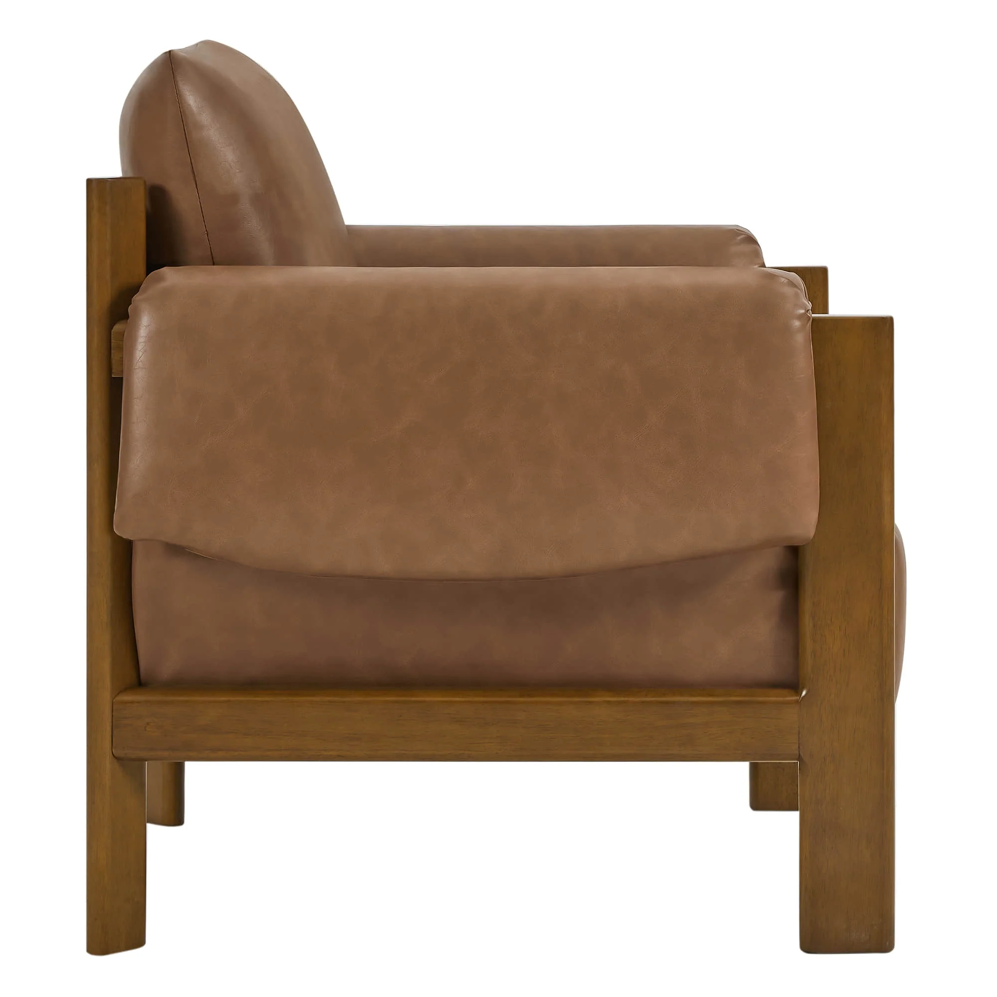 Harbor Upholstered Accent Chair with Wooden Frame - Image 19