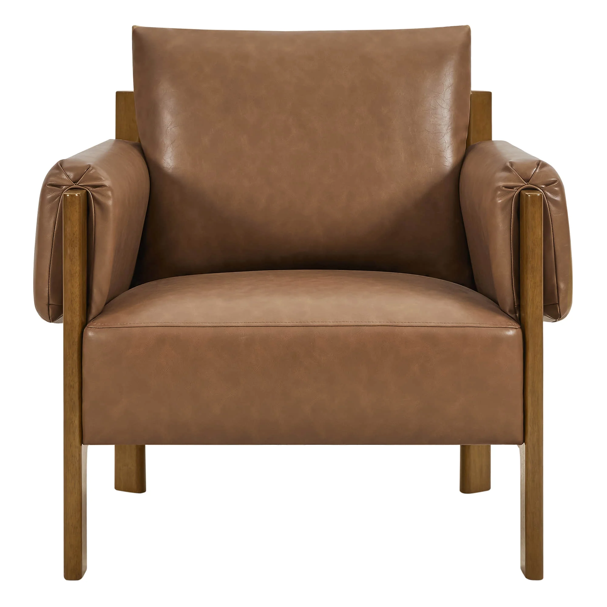 Harbor Upholstered Accent Chair with Wooden Frame - Image 21