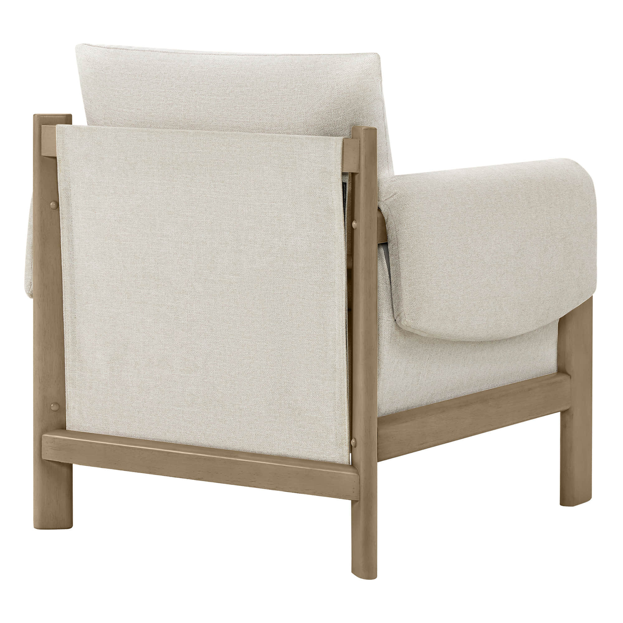 Harbor Upholstered Accent Chair with Wooden Frame - Image 9