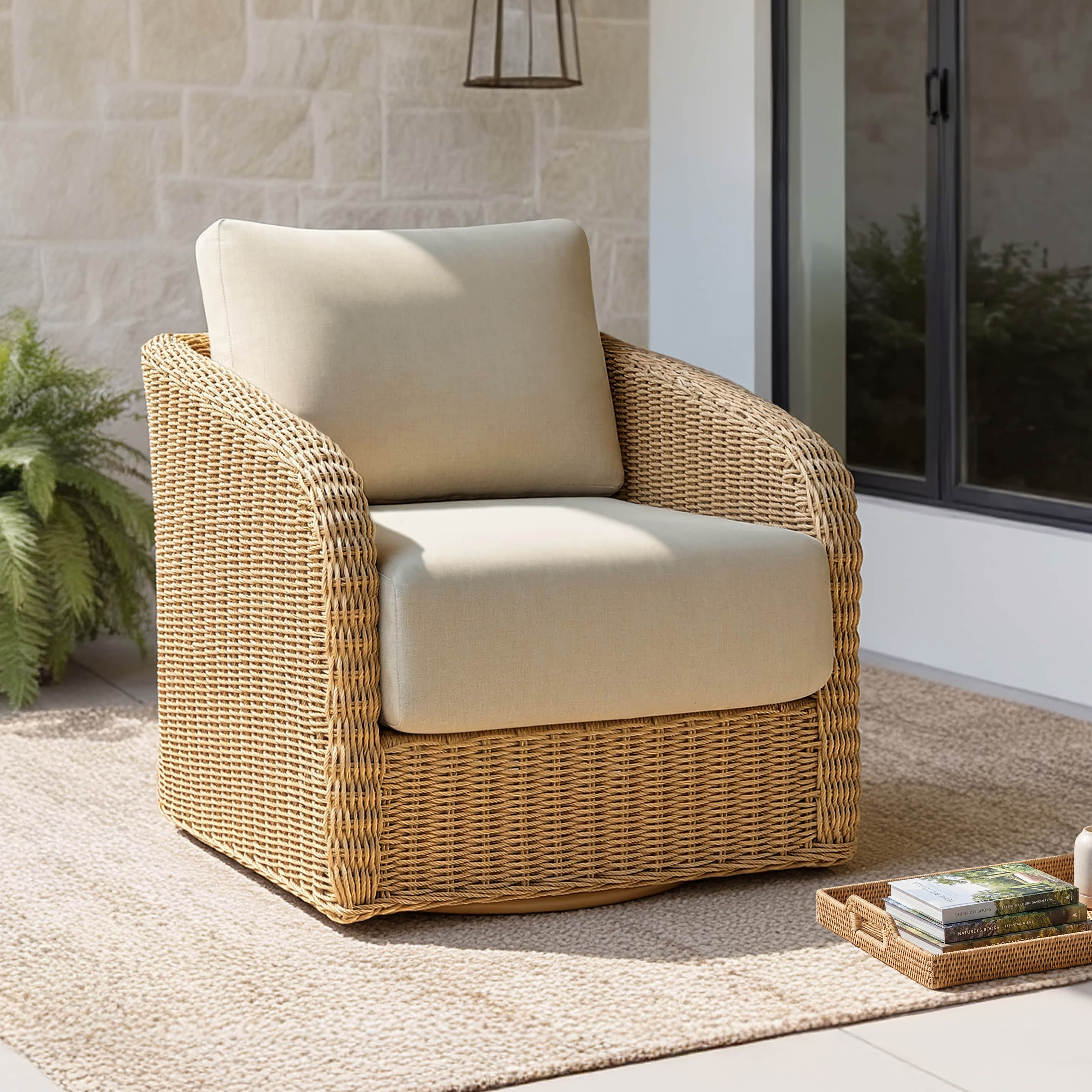 Haven Wicker Woven Outdoor Bistro Set - Image 38