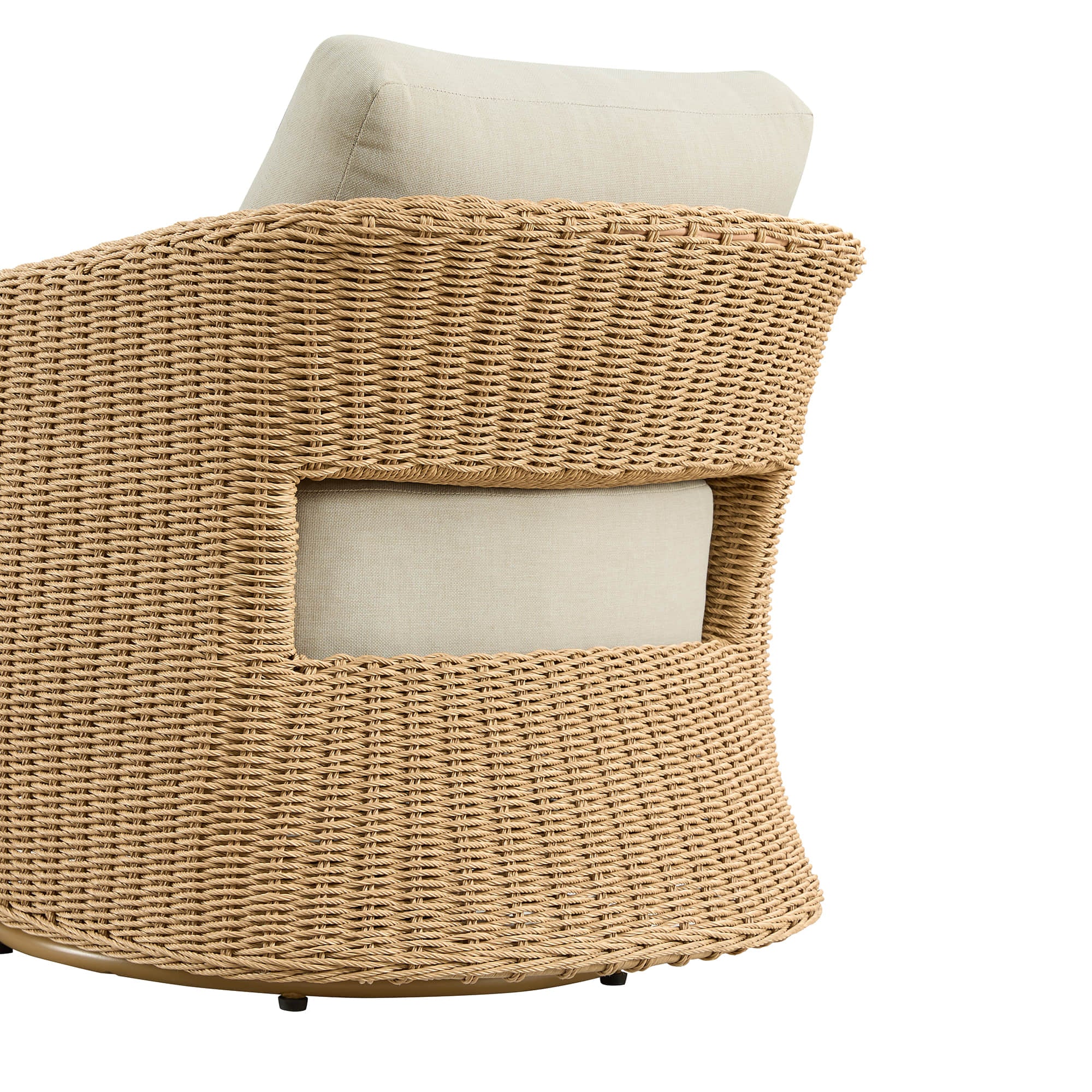 Haven Wicker Woven Outdoor Swivel Chair (Set of 2） - Image 20