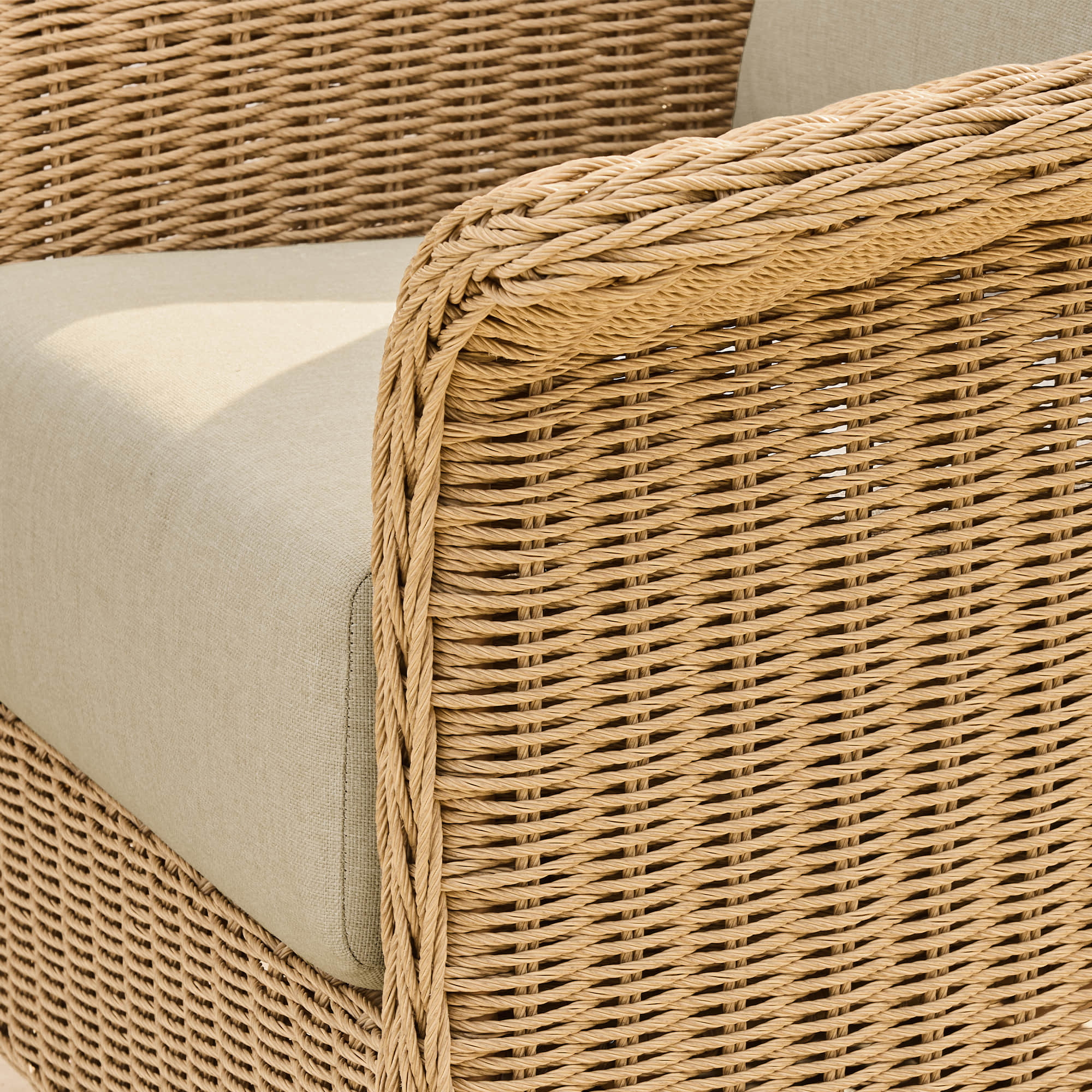 Haven Wicker Woven Outdoor Swivel Chair (Set of 2） - Image 5